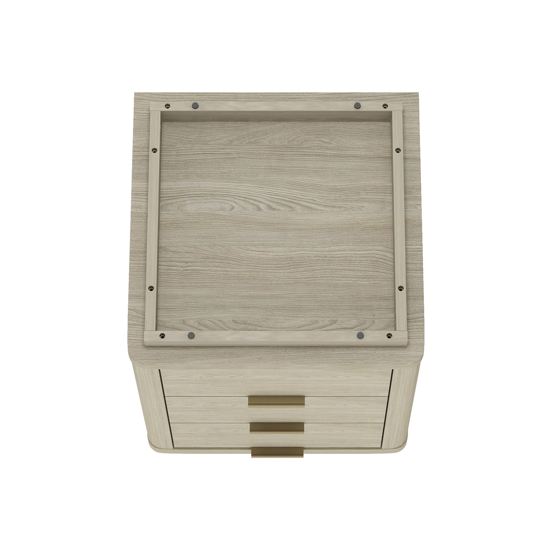 Evelyn 20" 3 Drawers Nightstand in Natural - Ornate Home