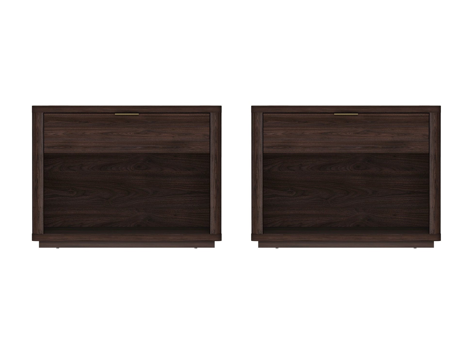 Evelyn 32" Nightstand 2.0 in Brown (set of 2) - Ornate Home