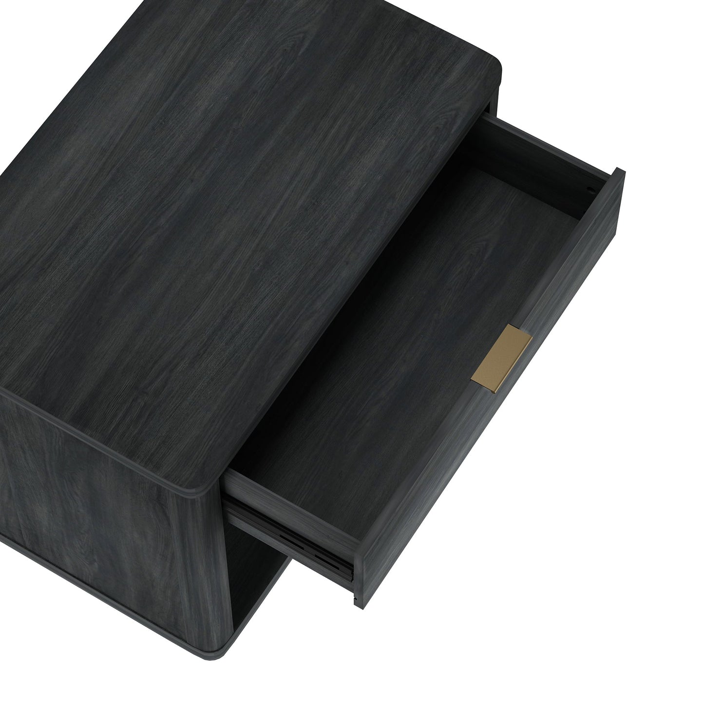Evelyn 32" Nightstand 2.0 in Charcoal Grey - Ornate Home