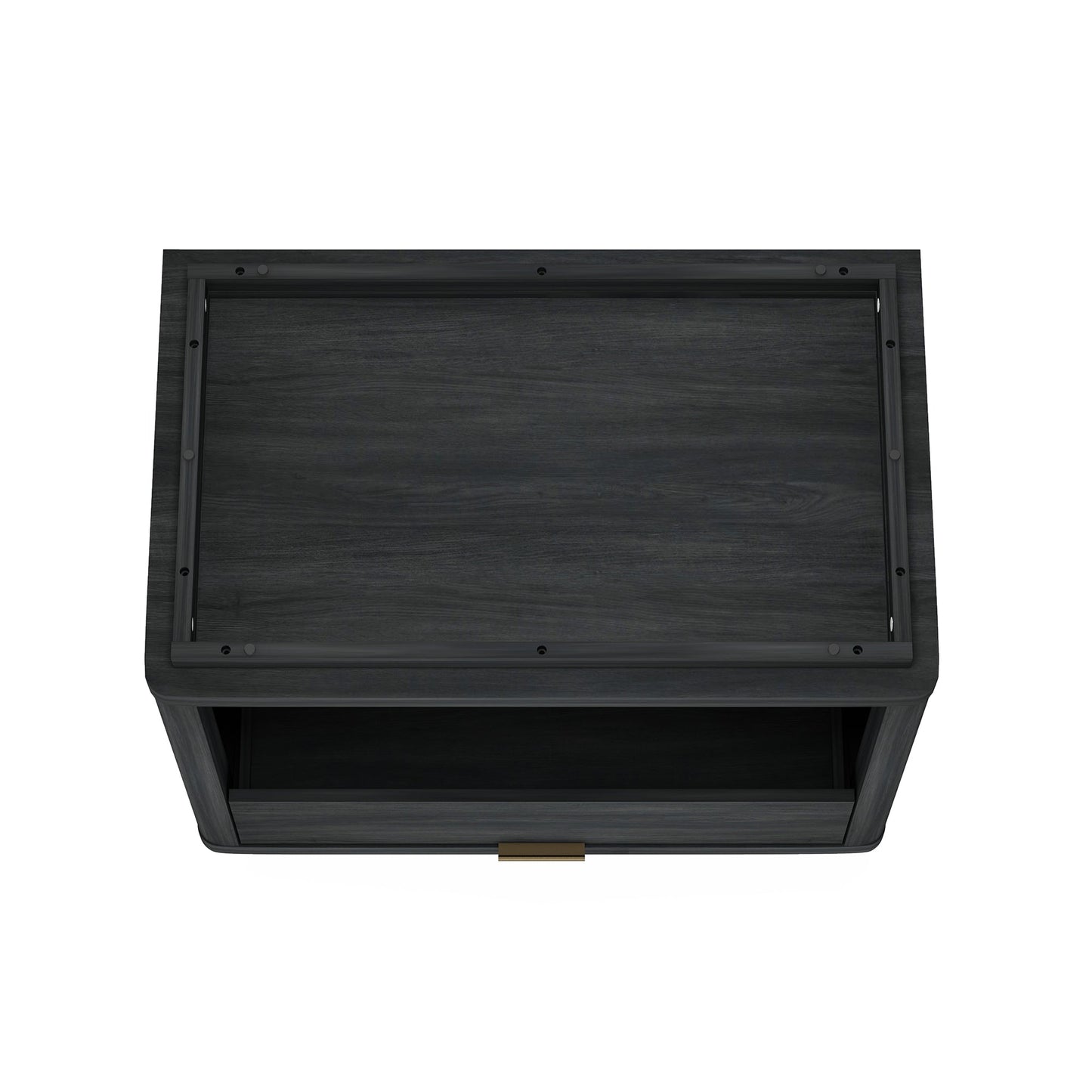Evelyn 32" Nightstand 2.0 in Charcoal Grey (set of 2) - Ornate Home