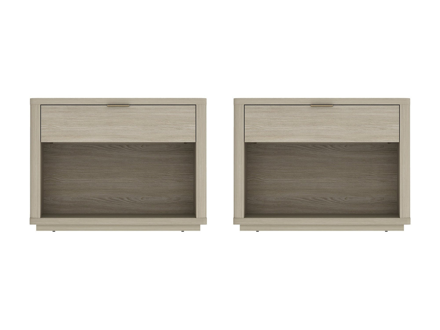 Evelyn 32" Nightstand 2.0 in Natural (set of 2) - Ornate Home