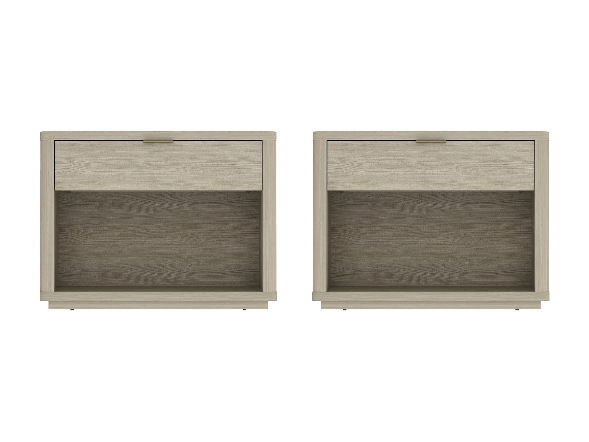 Evelyn 32" Nightstand 2.0 in Natural (set of 2) - Ornate Home