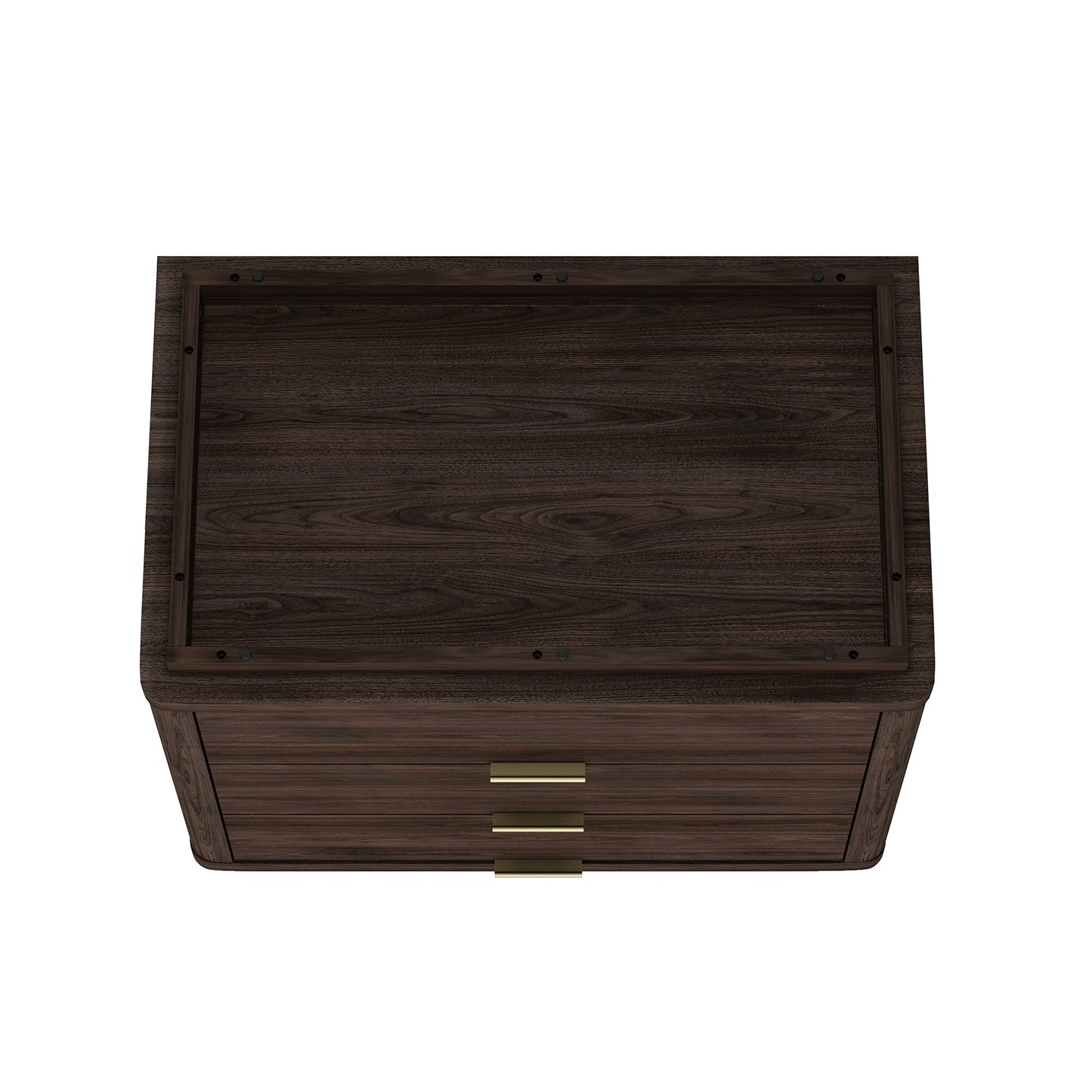 Evelyn 32" Nightstand 4.0 in Brown (set of 2) - Ornate Home