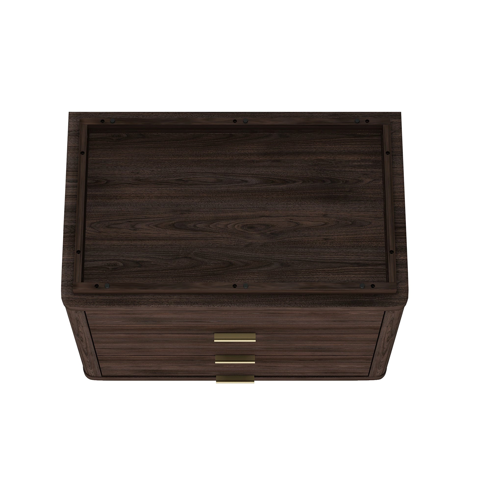 Evelyn 32" Nightstand 4.0 in Brown (set of 2) - Ornate Home