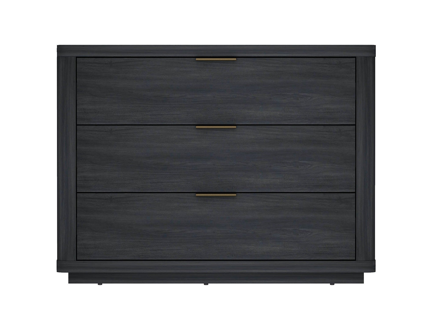 Evelyn 32" Nightstand 4.0 in Charcoal Grey - Ornate Home