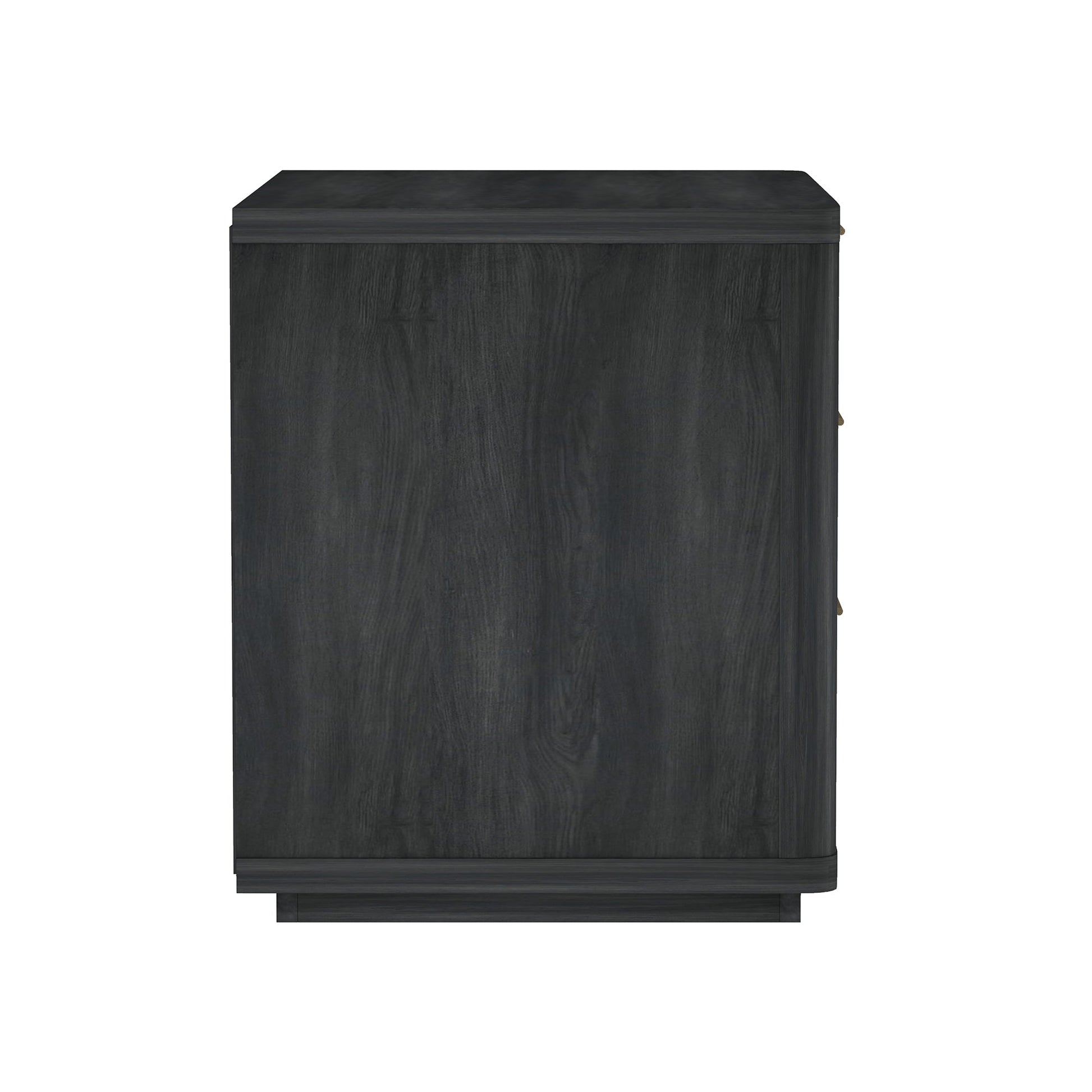 Evelyn 32" Nightstand 4.0 in Charcoal Grey - Ornate Home