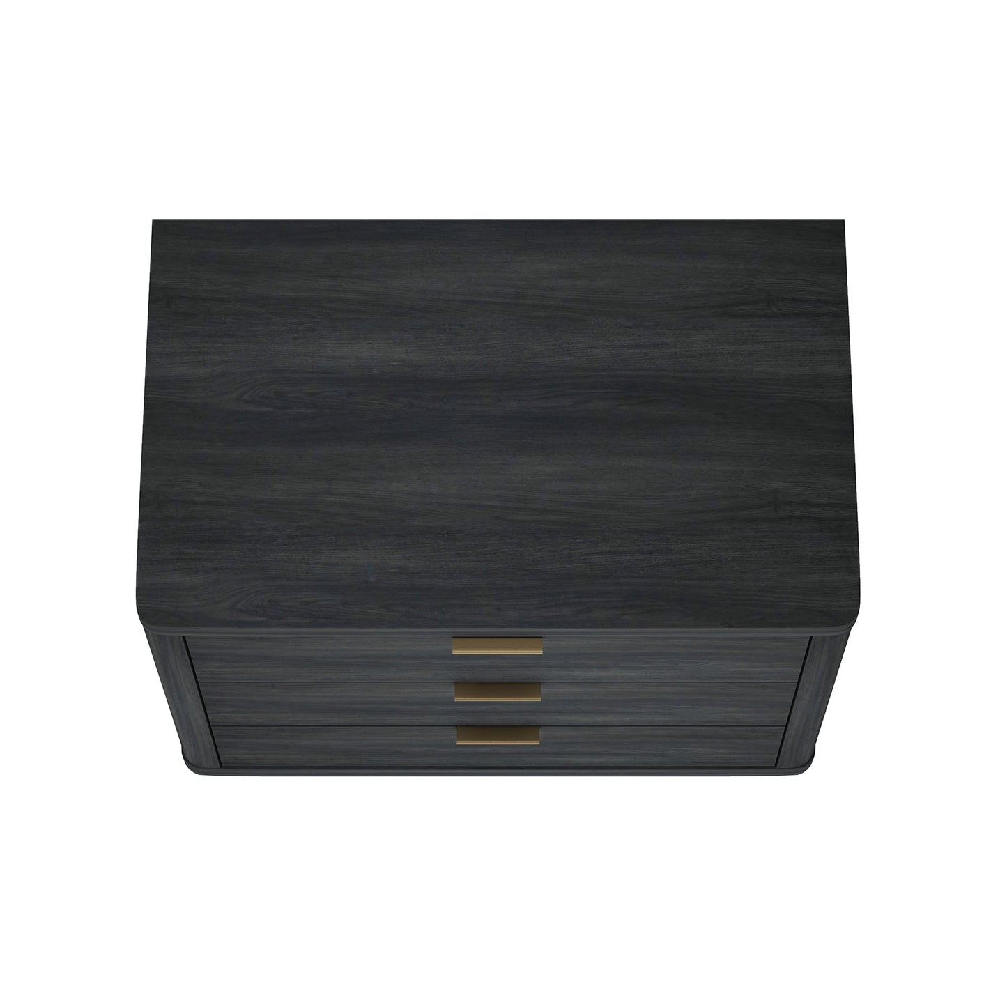 Evelyn 32" Nightstand 4.0 in Charcoal Grey - Ornate Home