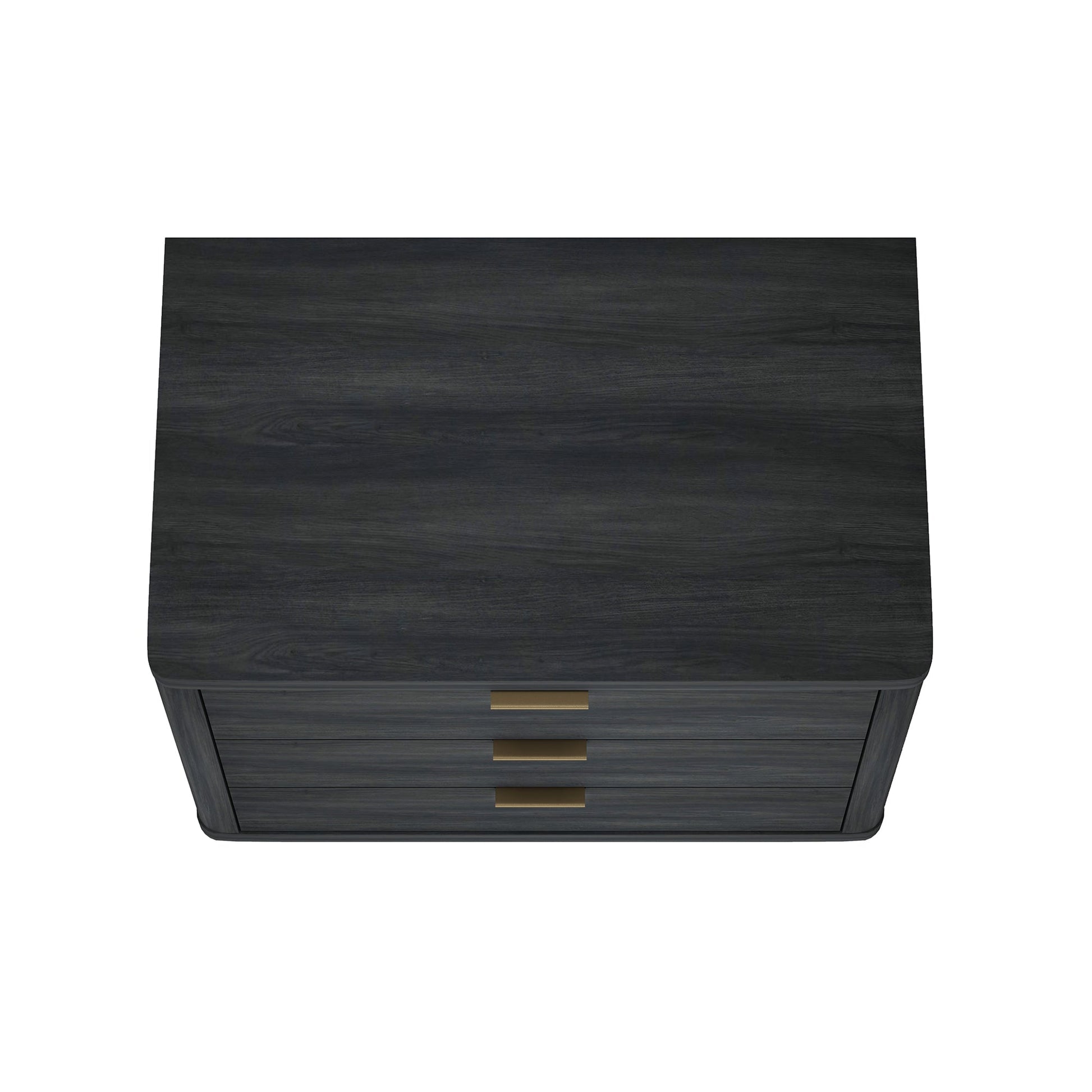 Evelyn 32" Nightstand 4.0 in Charcoal Grey - Ornate Home