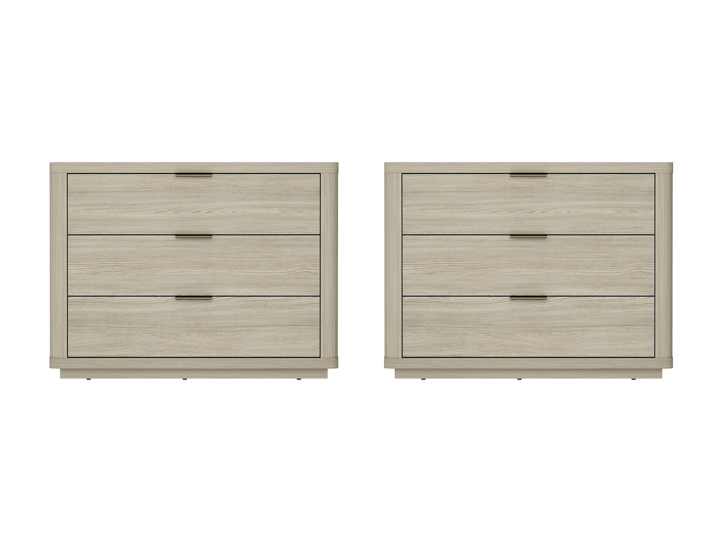 Evelyn 32" Nightstand 4.0 in Natural (set of 2) - Ornate Home