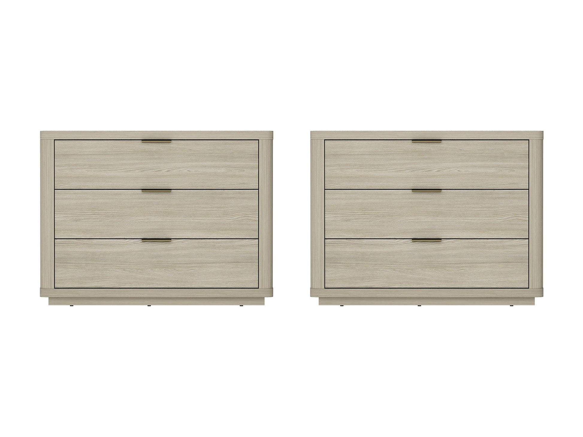 Evelyn 32" Nightstand 4.0 in Natural (set of 2) - Ornate Home
