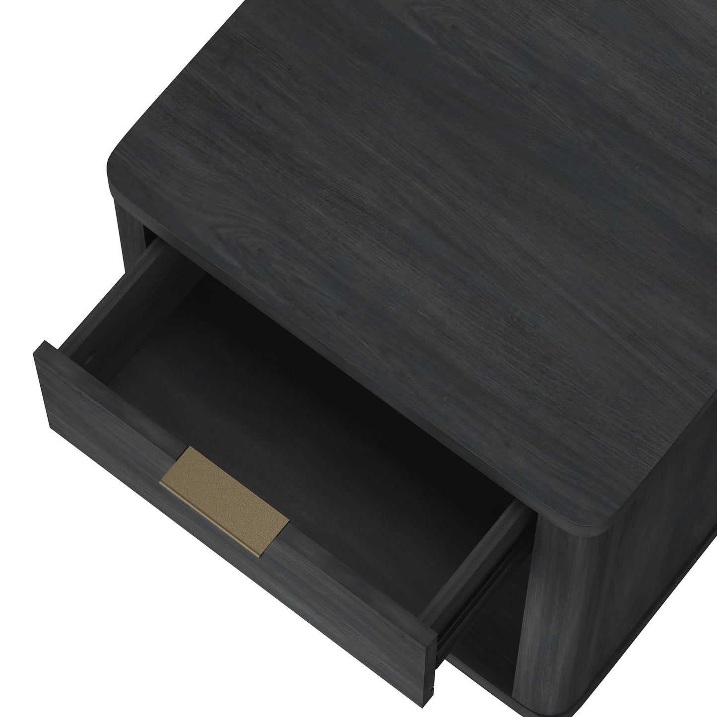 Evelyn Nightstand in Charcoal Grey (set of 2) - Ornate Home