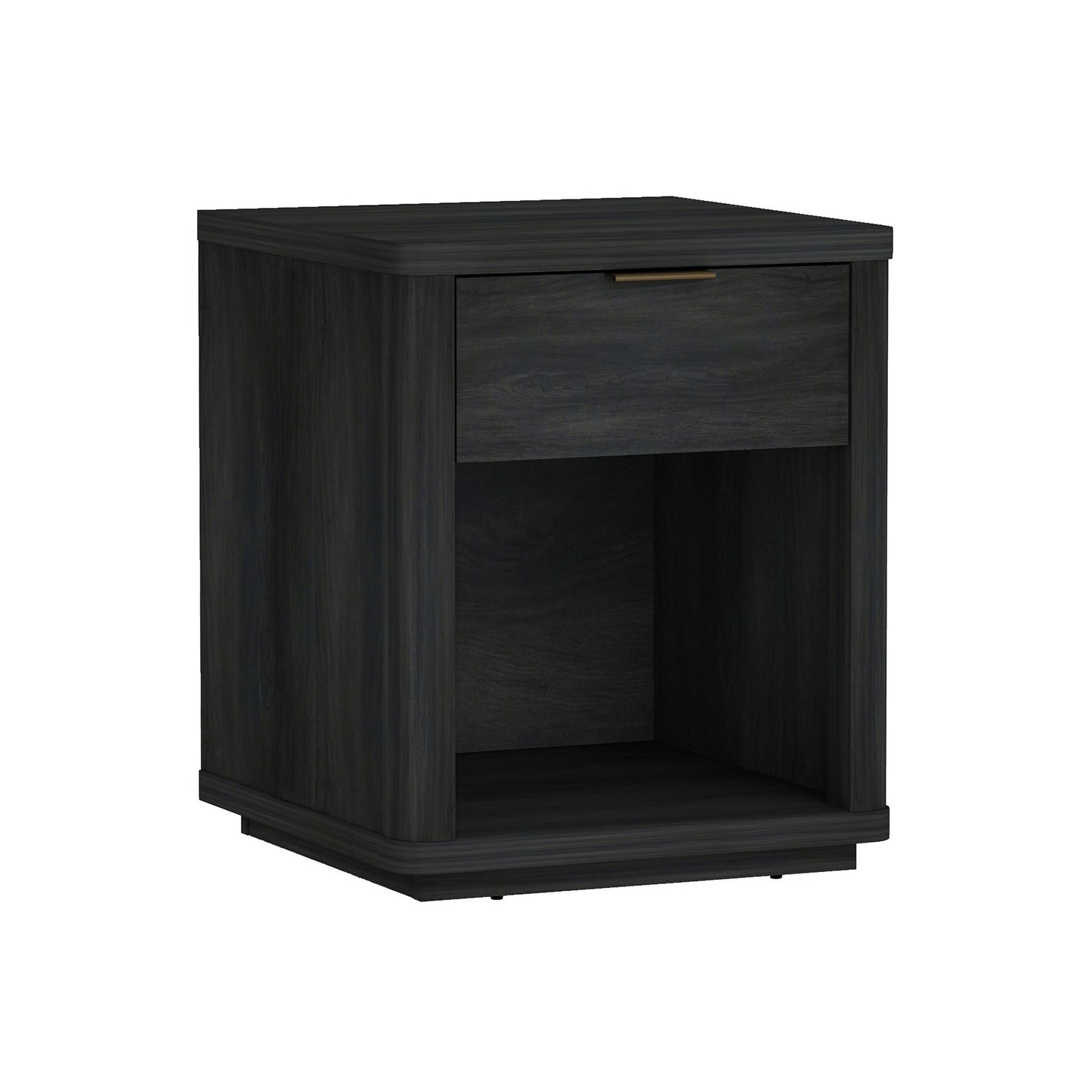 Evelyn Nightstand in Charcoal Grey (set of 2) - Ornate Home