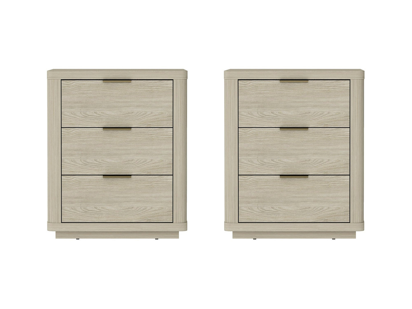 Evelyn Nightstand in Natural (set of 2) - Ornate Home