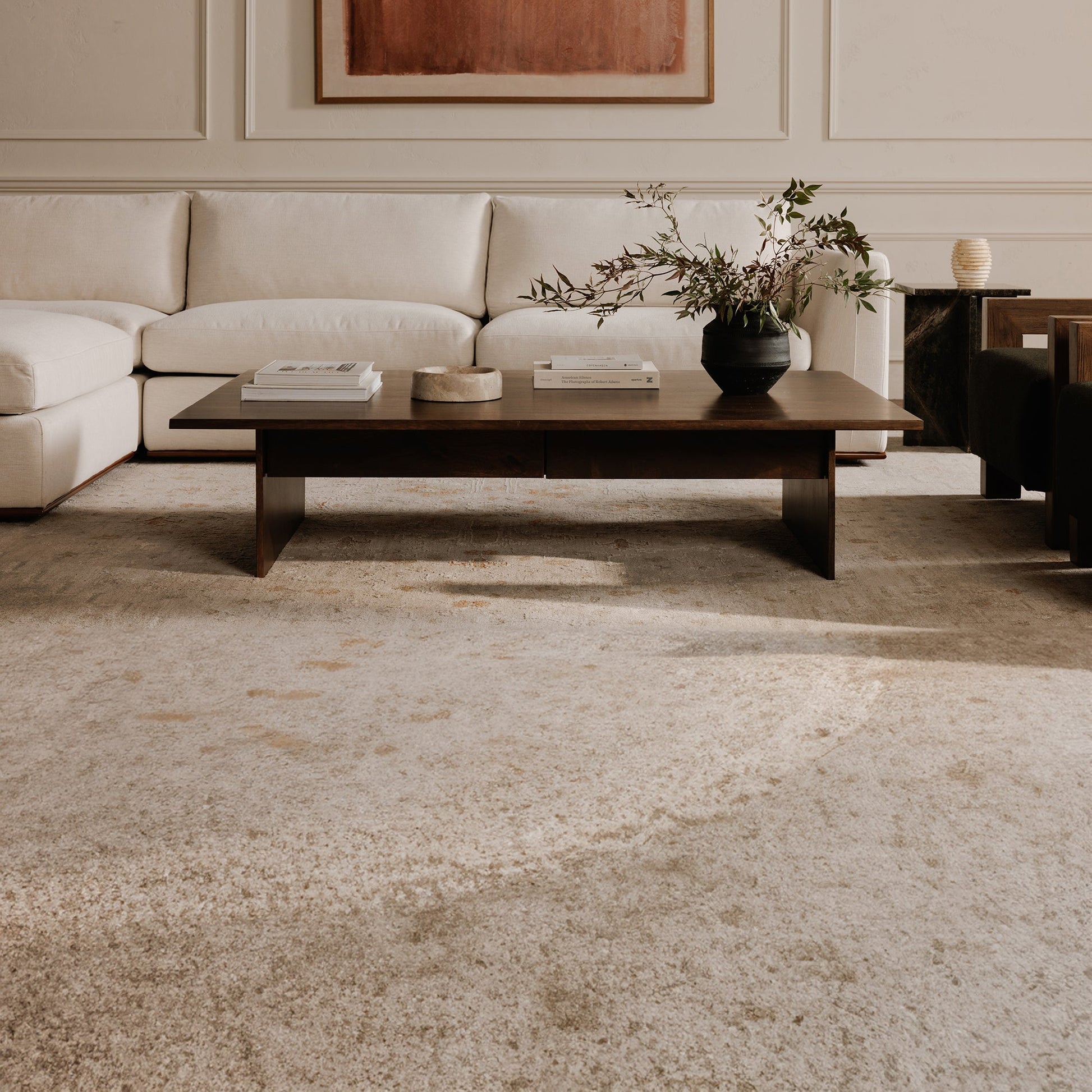 Everett Dark Brown Coffee Table - Ornate Home