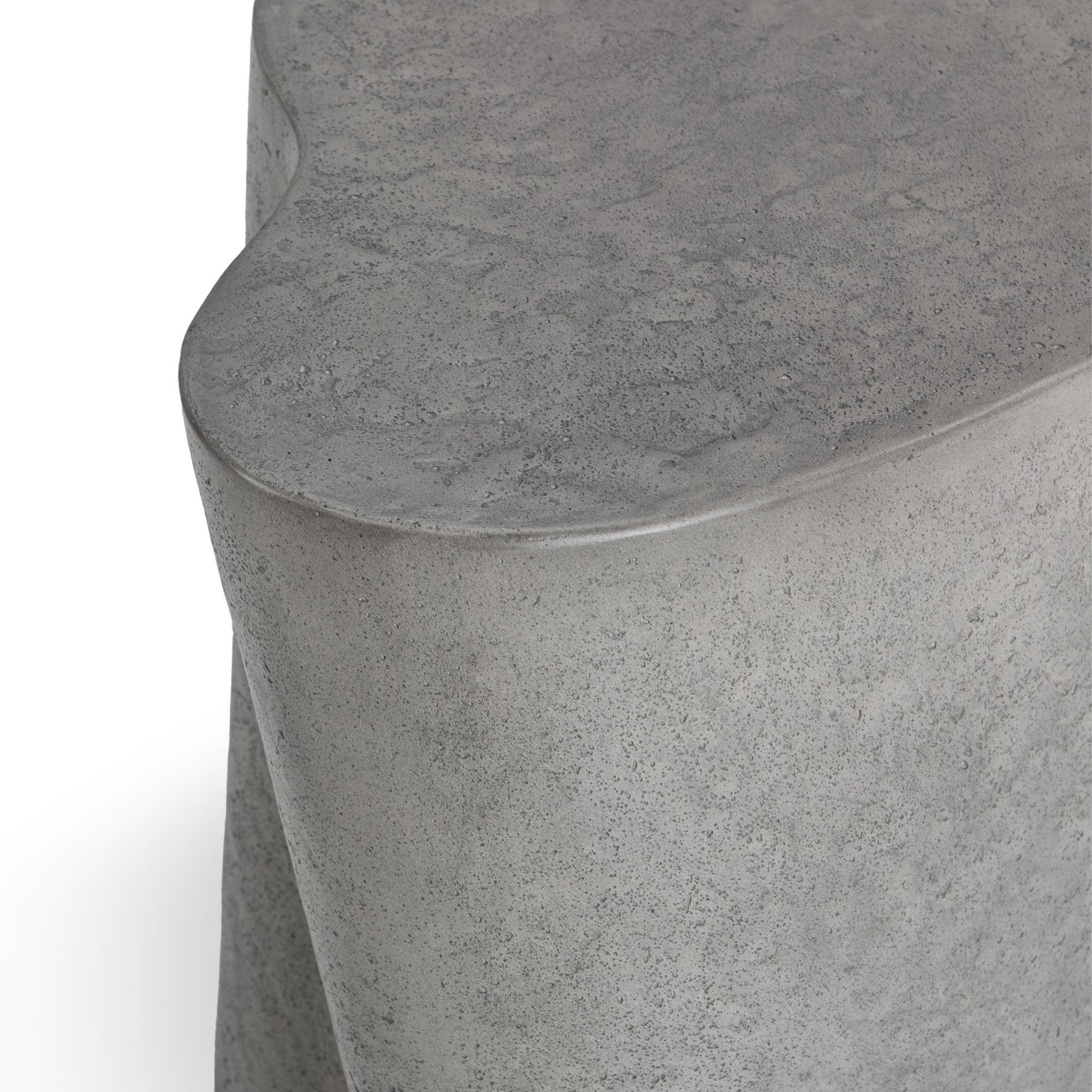 Everson Athena Gray Outdoor Accent Table - Ornate Home