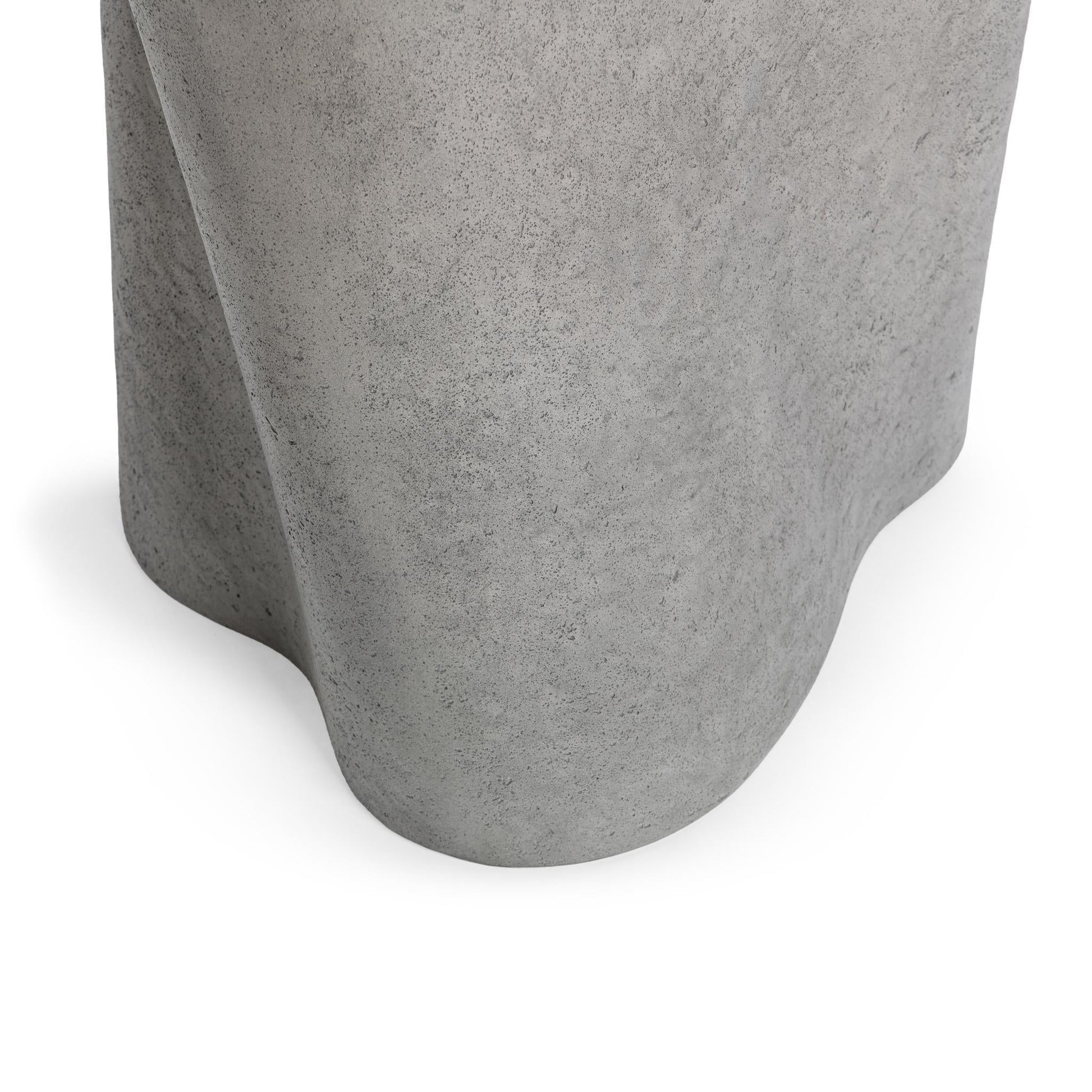 Everson Athena Gray Outdoor Accent Table - Ornate Home
