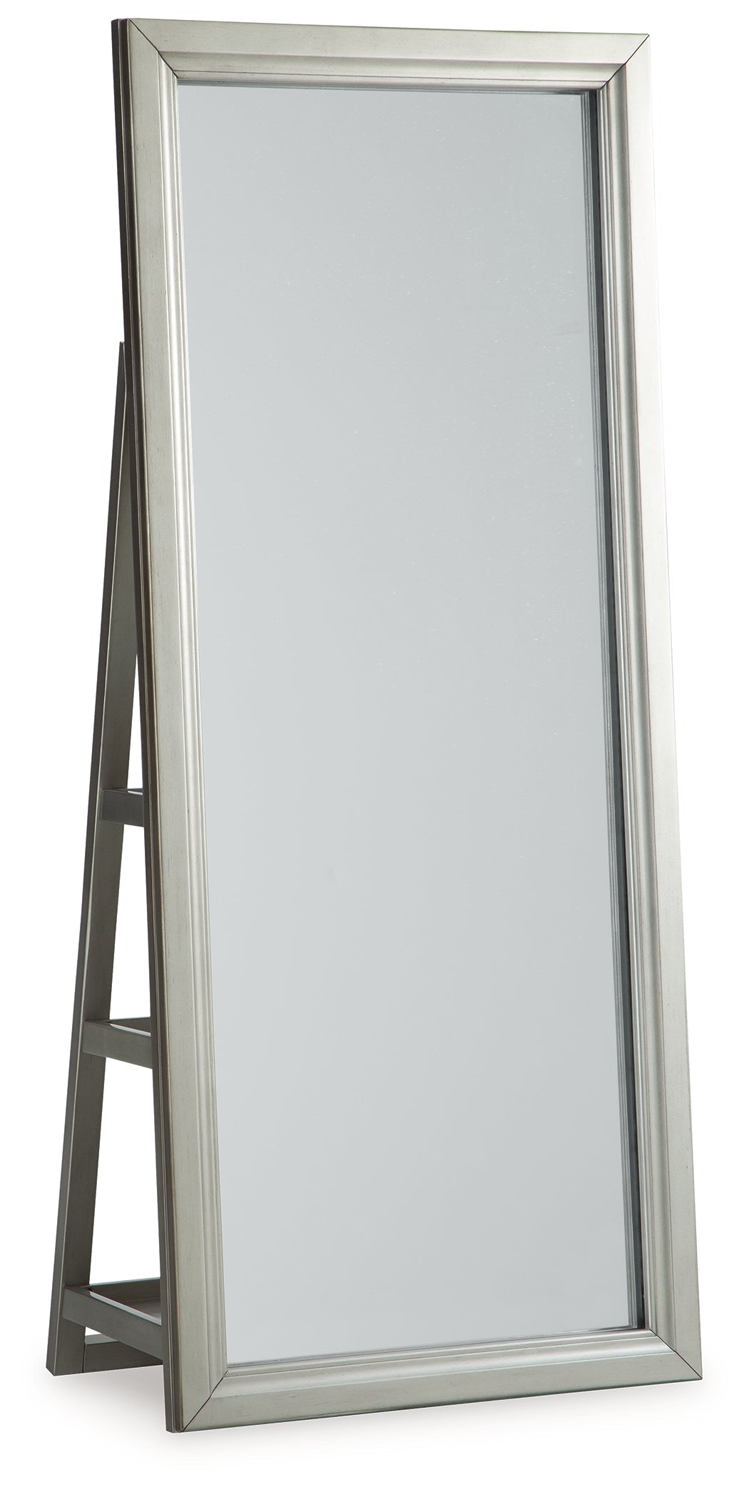 Evesen Champagne Floor Standing Mirror/Storage- Viva Furn