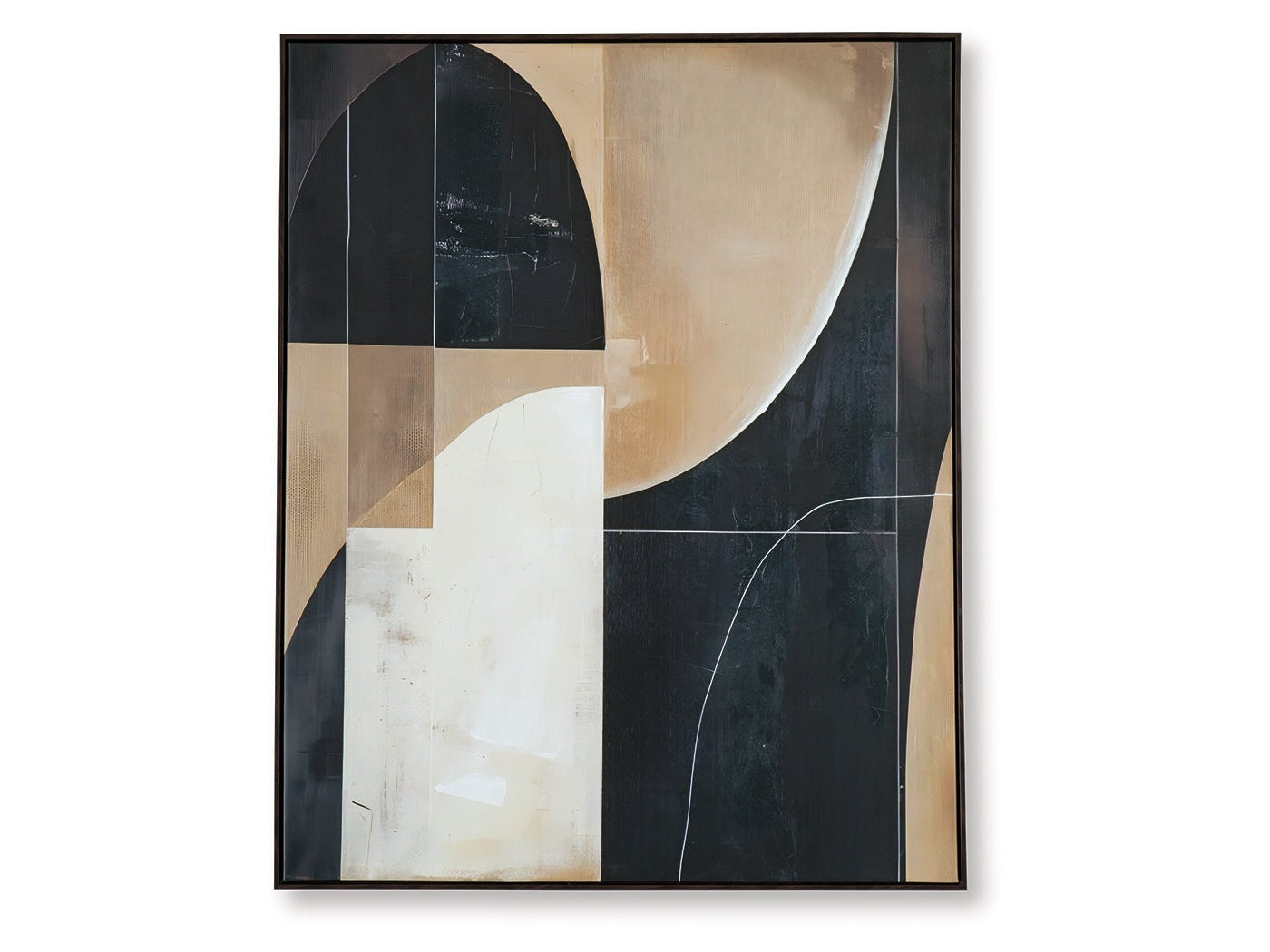 Ewanford Black/Brown/Tan Wall Art- Viva Furn