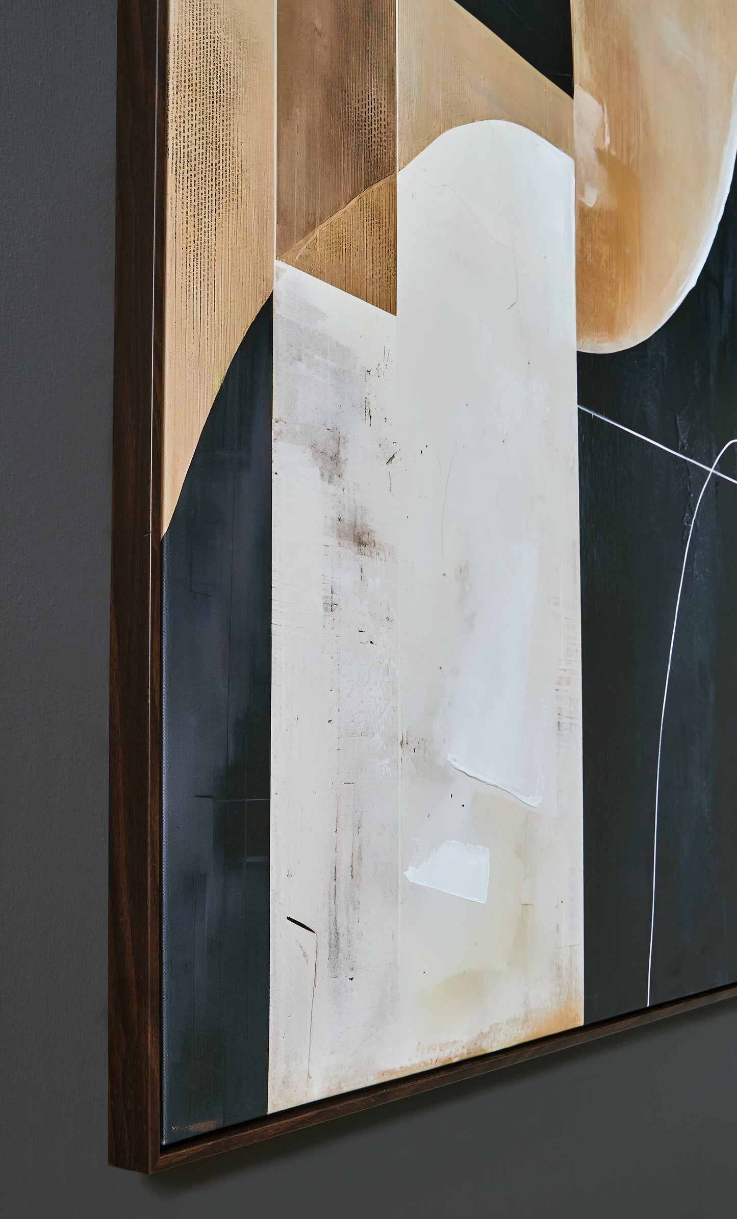 Ewanford Black/Brown/Tan Wall Art- Viva Furn