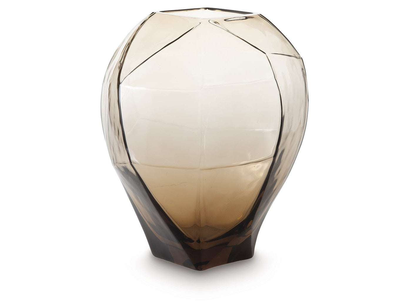 Ewart Light Brown Vase- Viva Furn