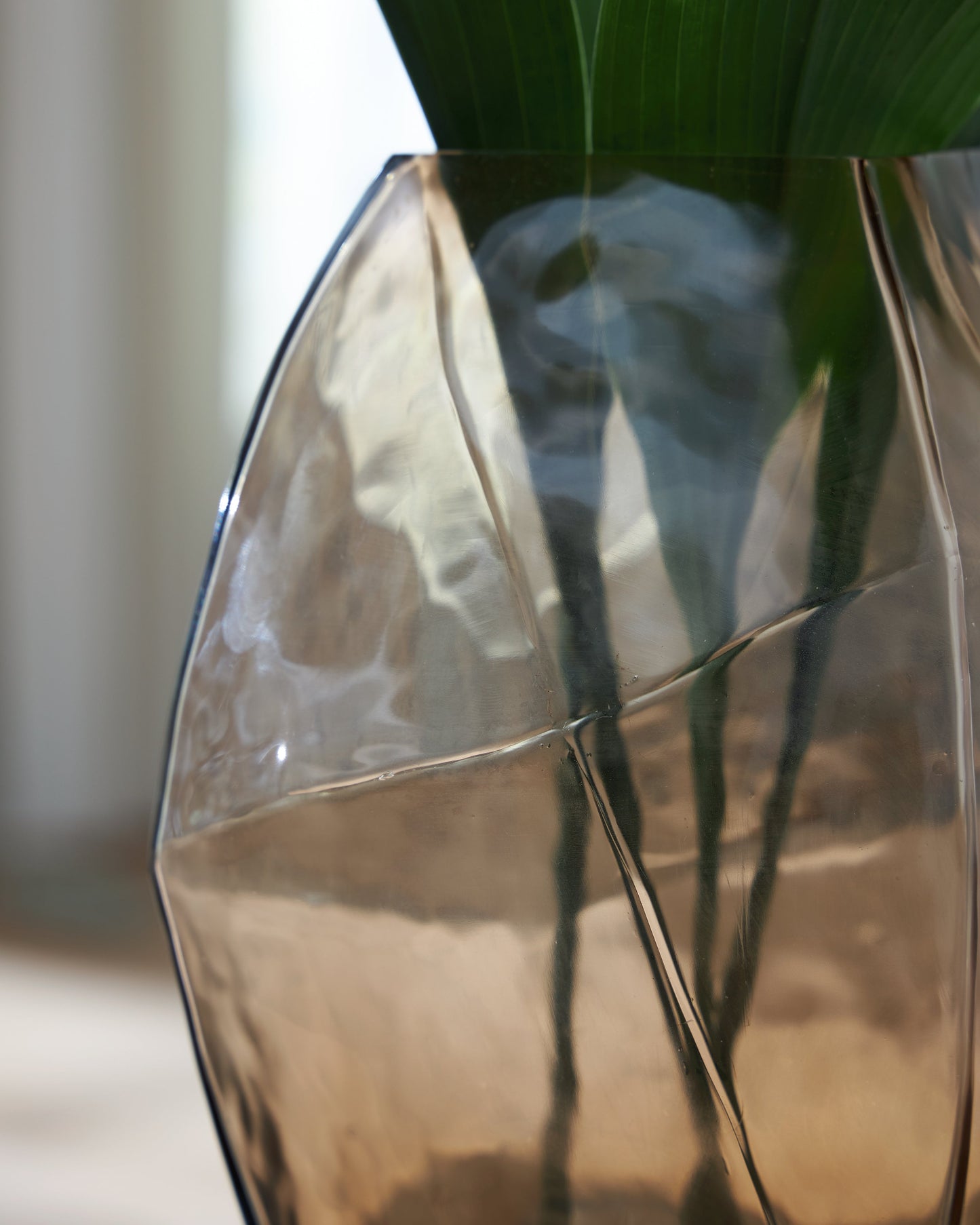 Ewart Light Brown Vase- Viva Furn