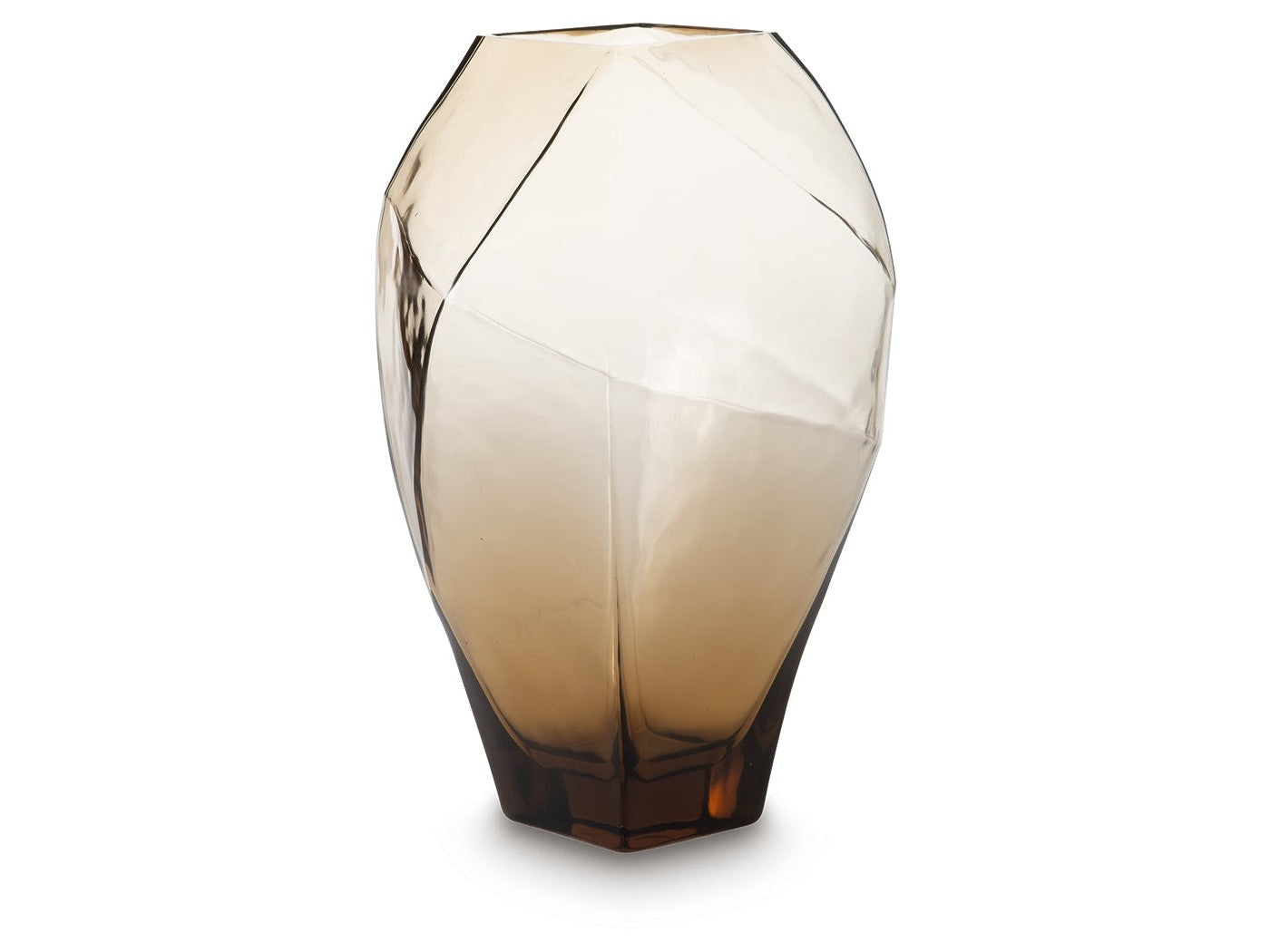 Ewart Light Brown Vase- Viva Furn