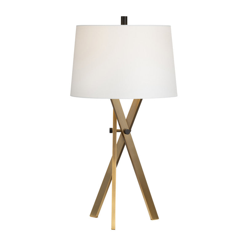 Ezra Brass Table Lamp (Set of 2) - Ornate Home