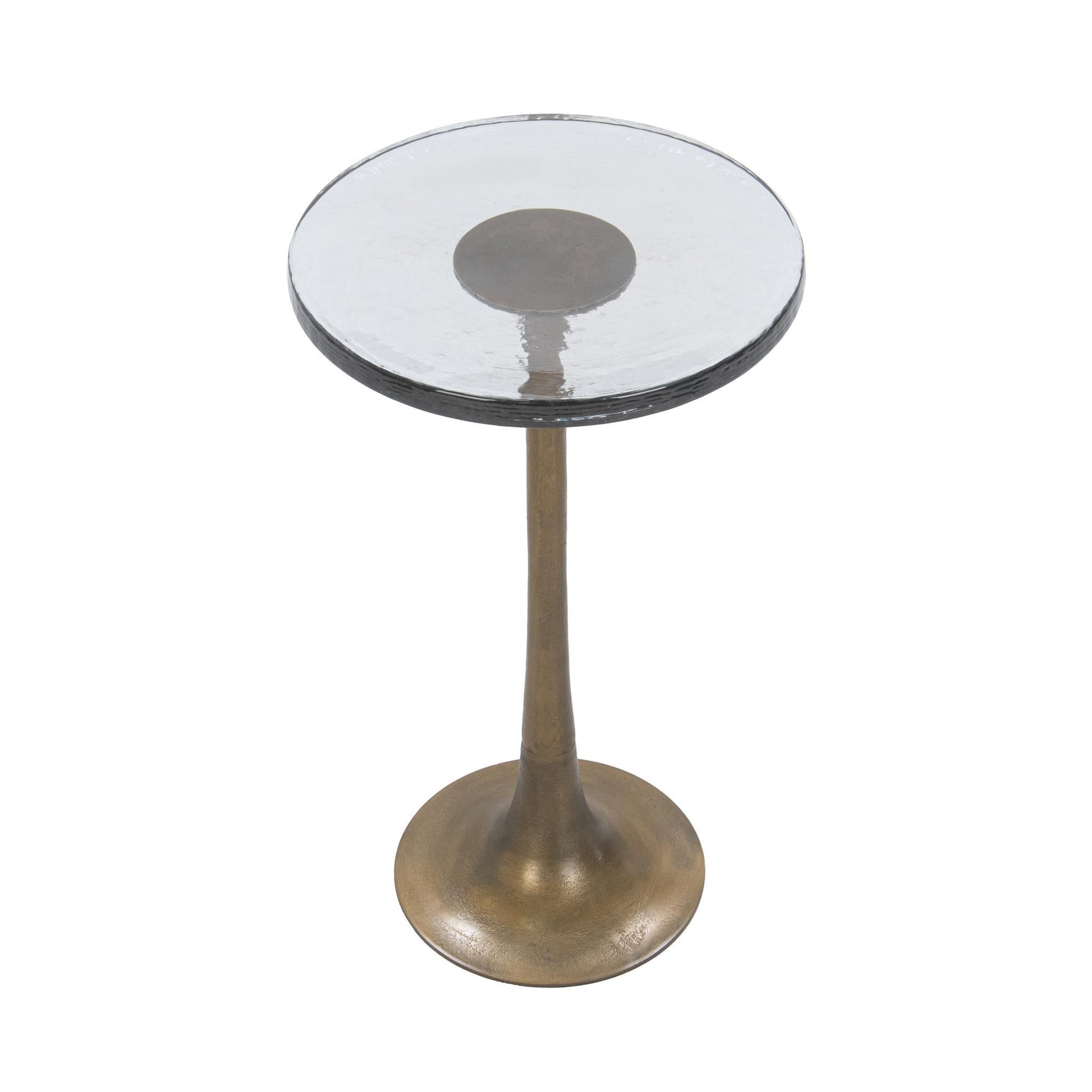 Fabiana Brass Accent Table - Ornate Home