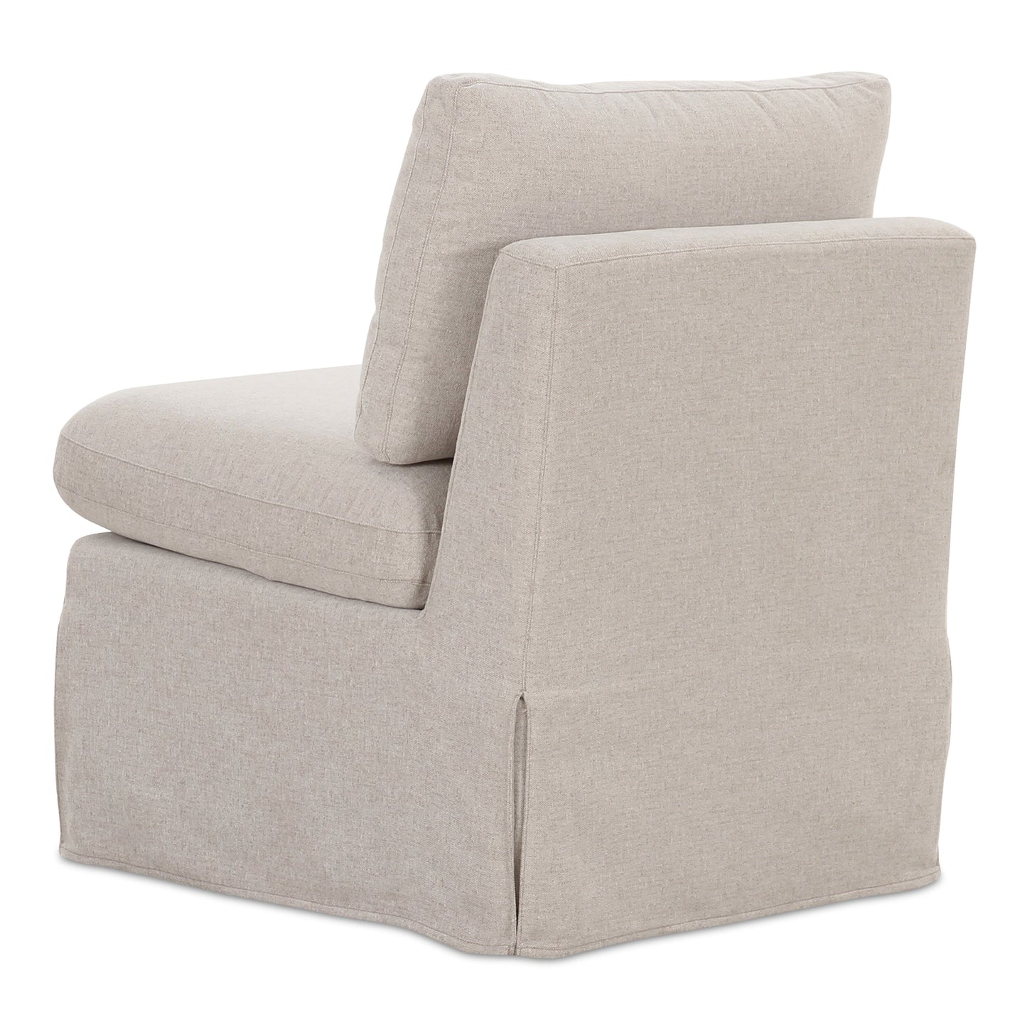 Fable Beige Slipcover Dining Slipper Chair - Ornate Home