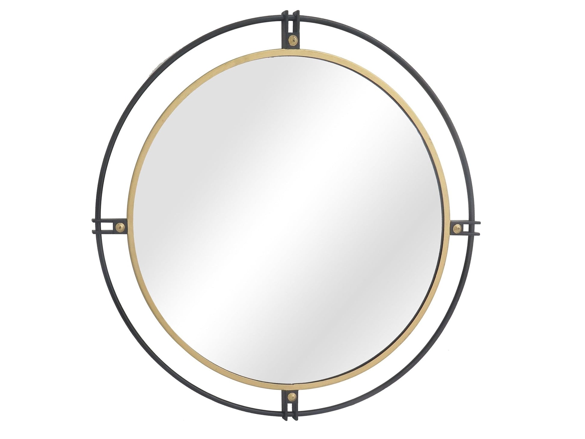 Fallon Gold/Black Wall Mirror - Ornate Home