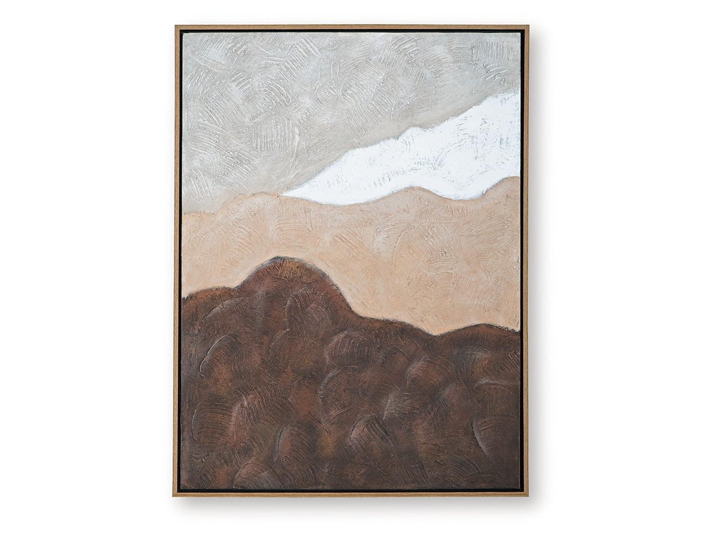 Fanthorne Tan/Brown/White Wall Art- Viva Furn