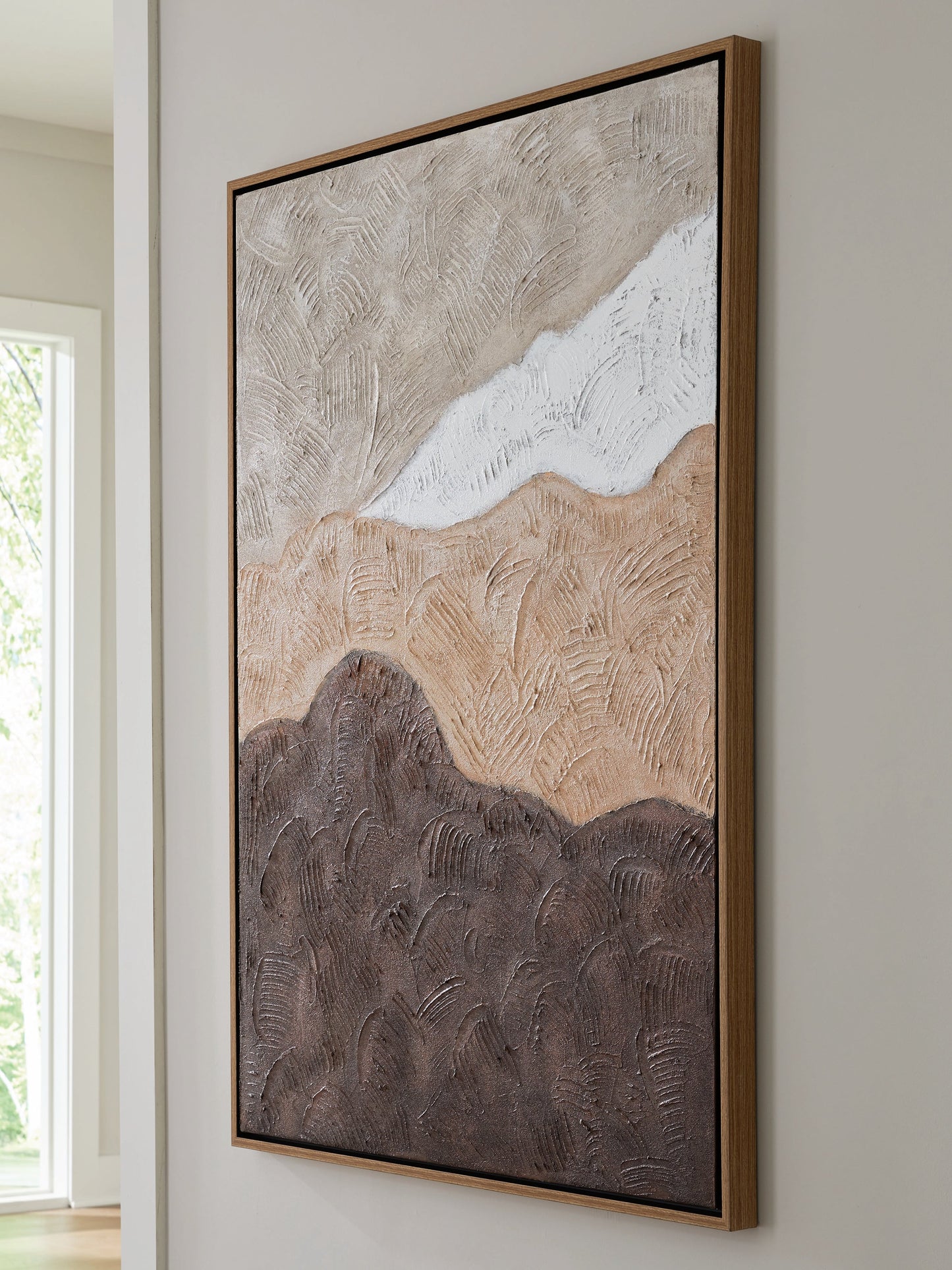 Fanthorne Tan/Brown/White Wall Art- Viva Furn