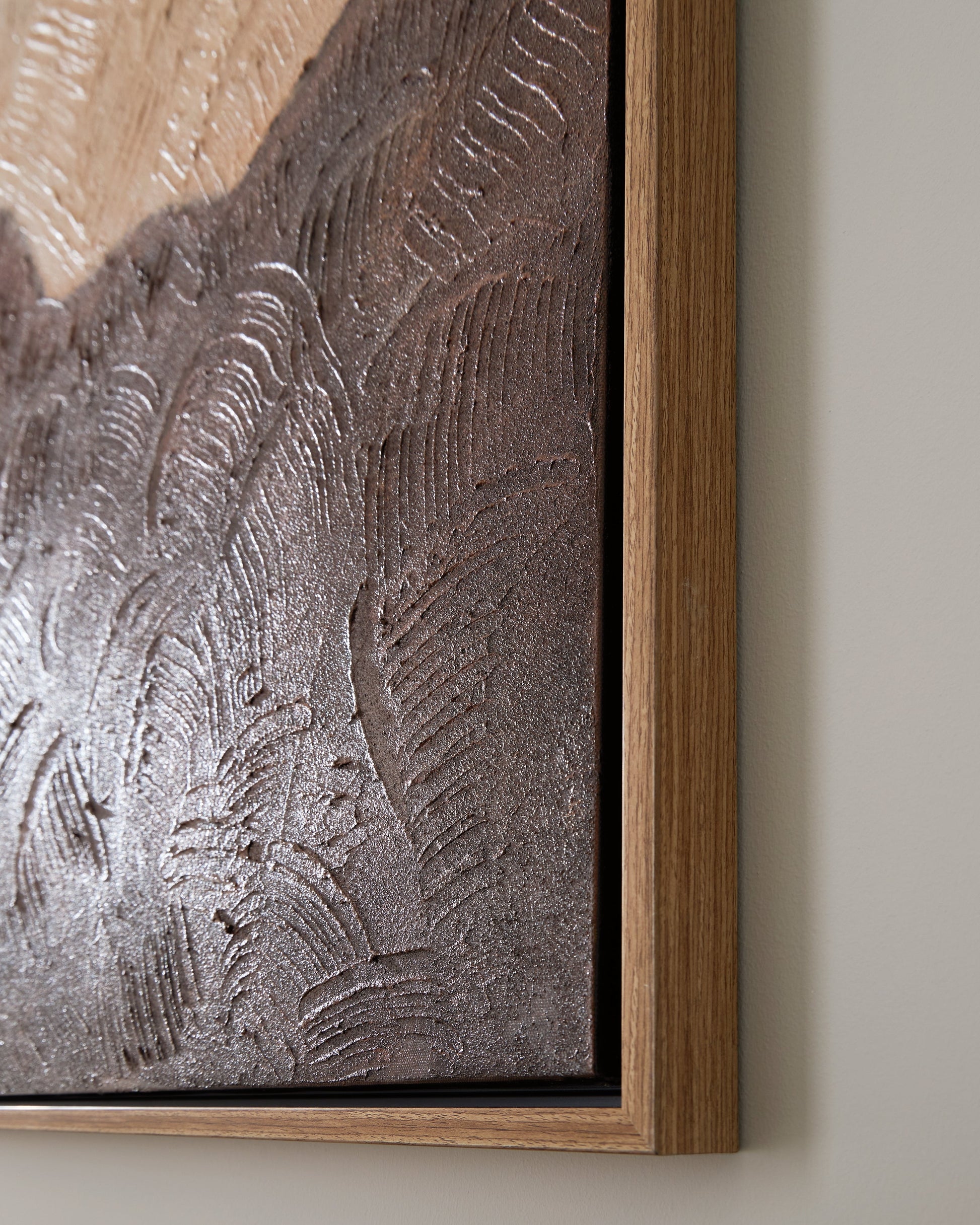 Fanthorne Tan/Brown/White Wall Art- Viva Furn