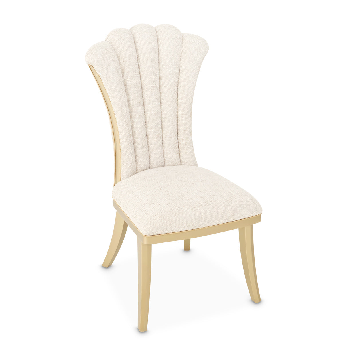 Fantosini Gold/Natural Side Chair (Set of 2) - Ornate Home