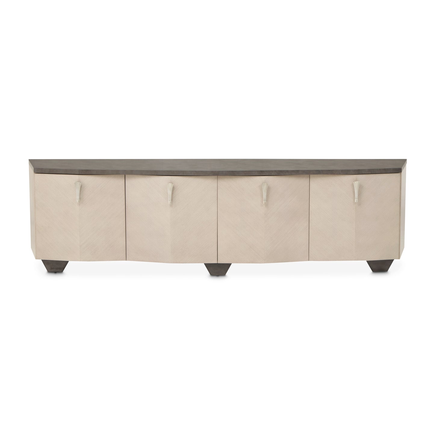 Fantosini Silver Mist Media Cabinet - Ornate Home