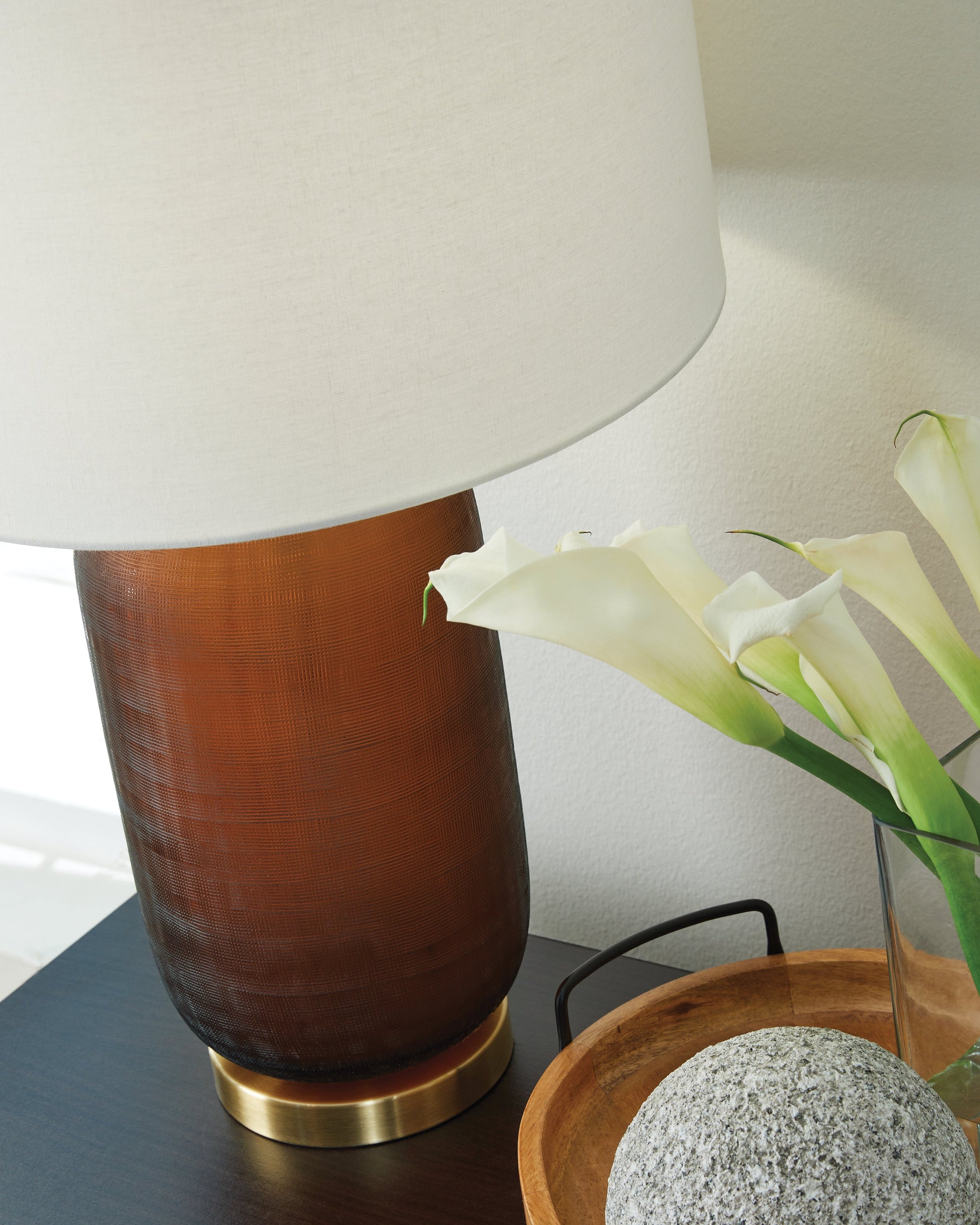 Farberman Amber Table Lamp- Viva Furn