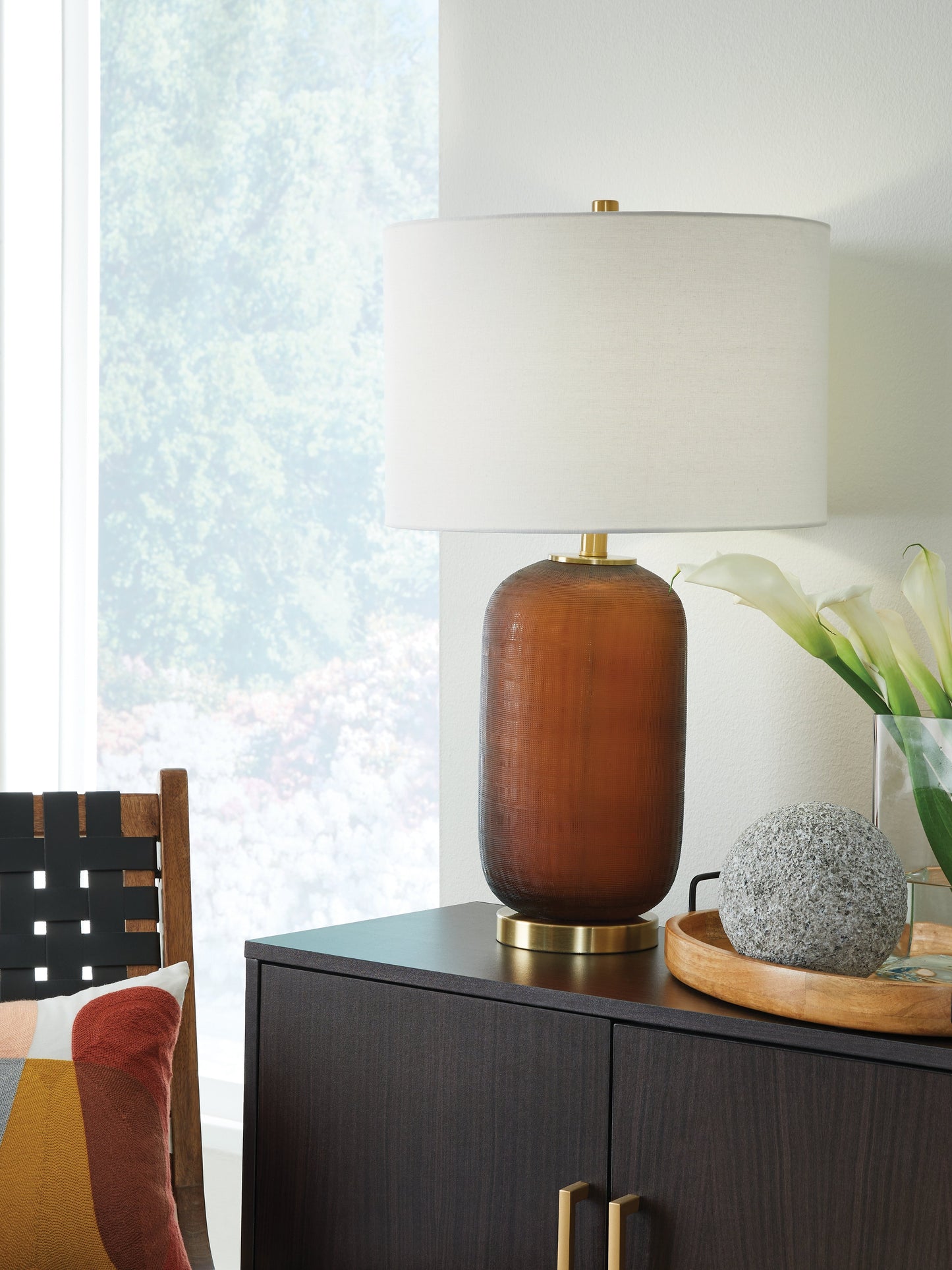Farberman Amber Table Lamp- Viva Furn