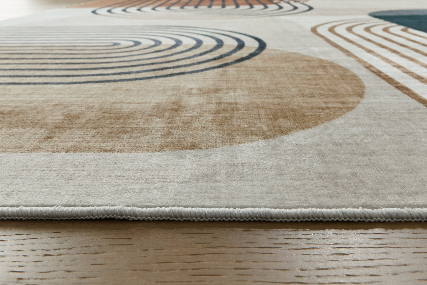 Farrendale Multi Washable Medium Rug- Viva Furn