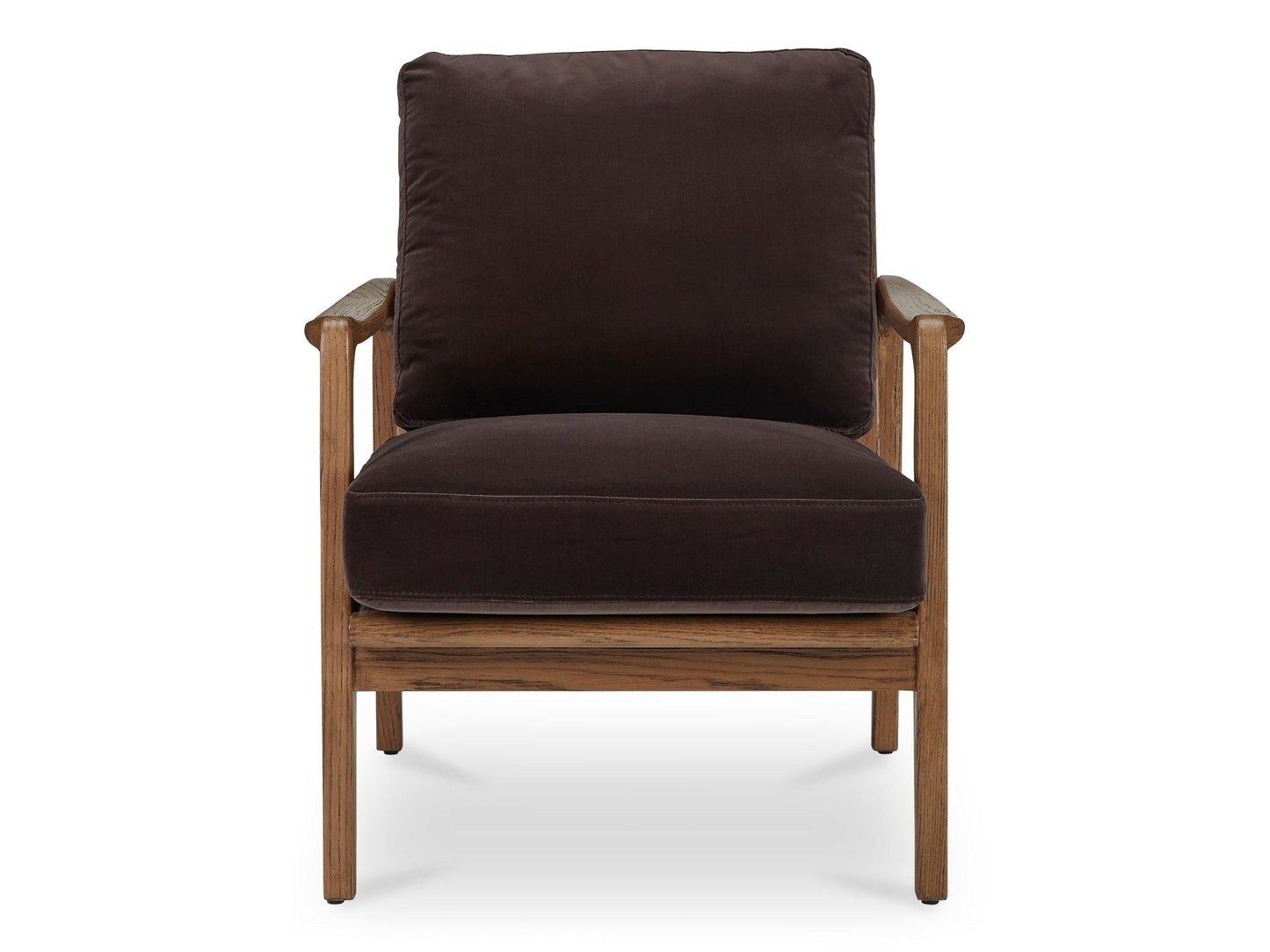 Fearne Dark Brown Accent Chair - Ornate Home