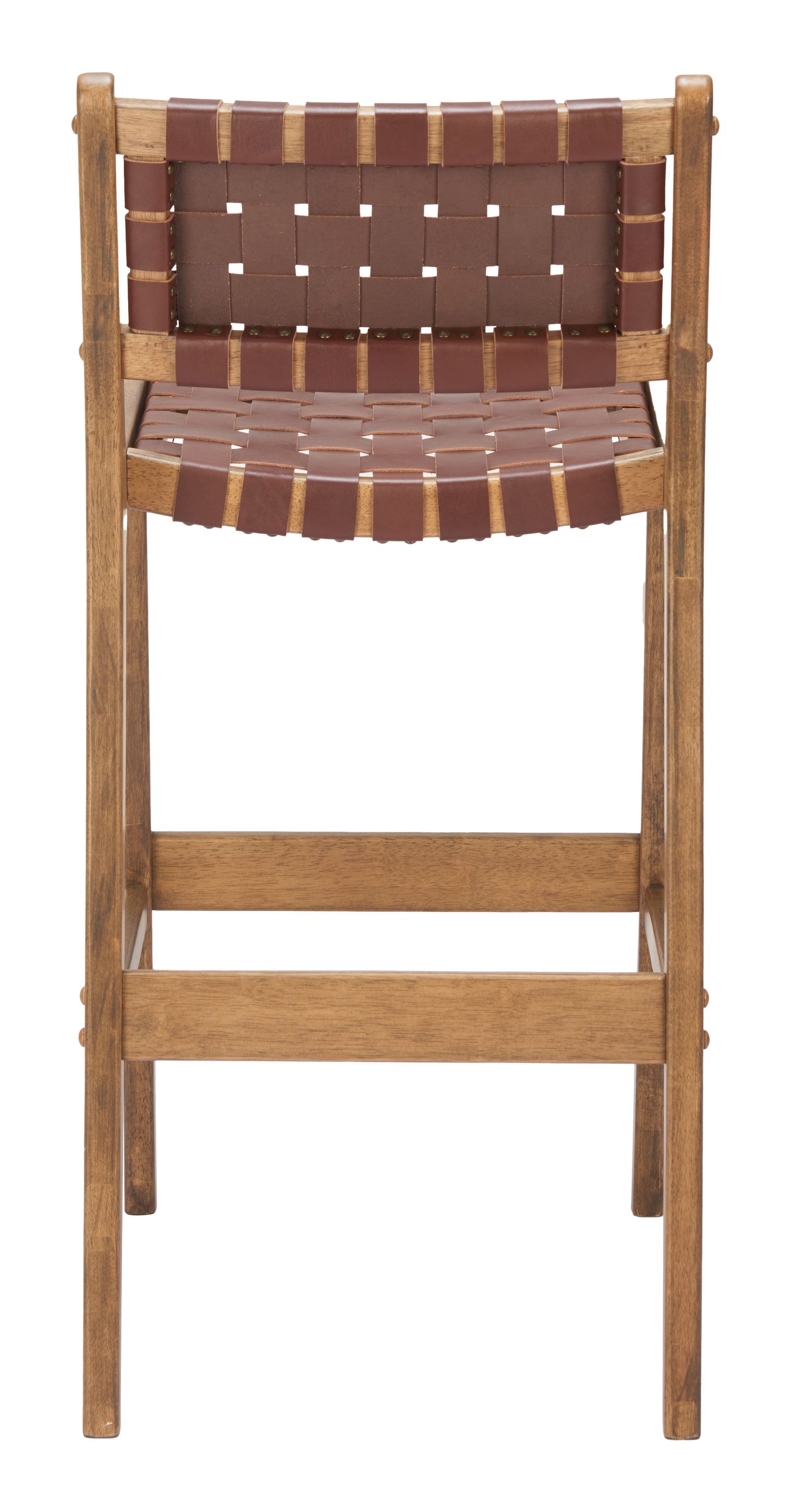 Feder Brown Barstool (Set of 2) - Ornate Home