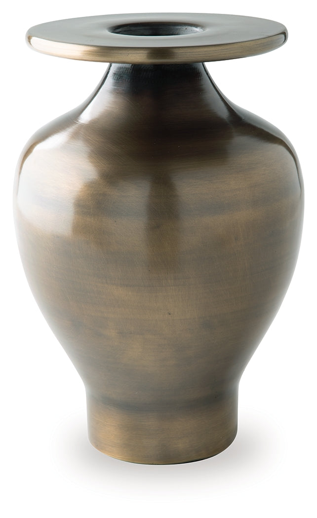 Fedorleigh Antique Brass Vase- Viva Furn