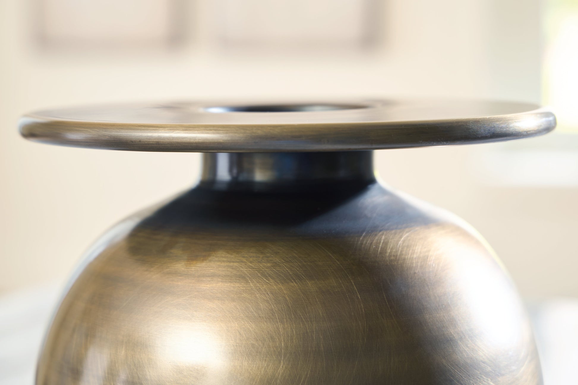 Fedorleigh Antique Brass Vase- Viva Furn
