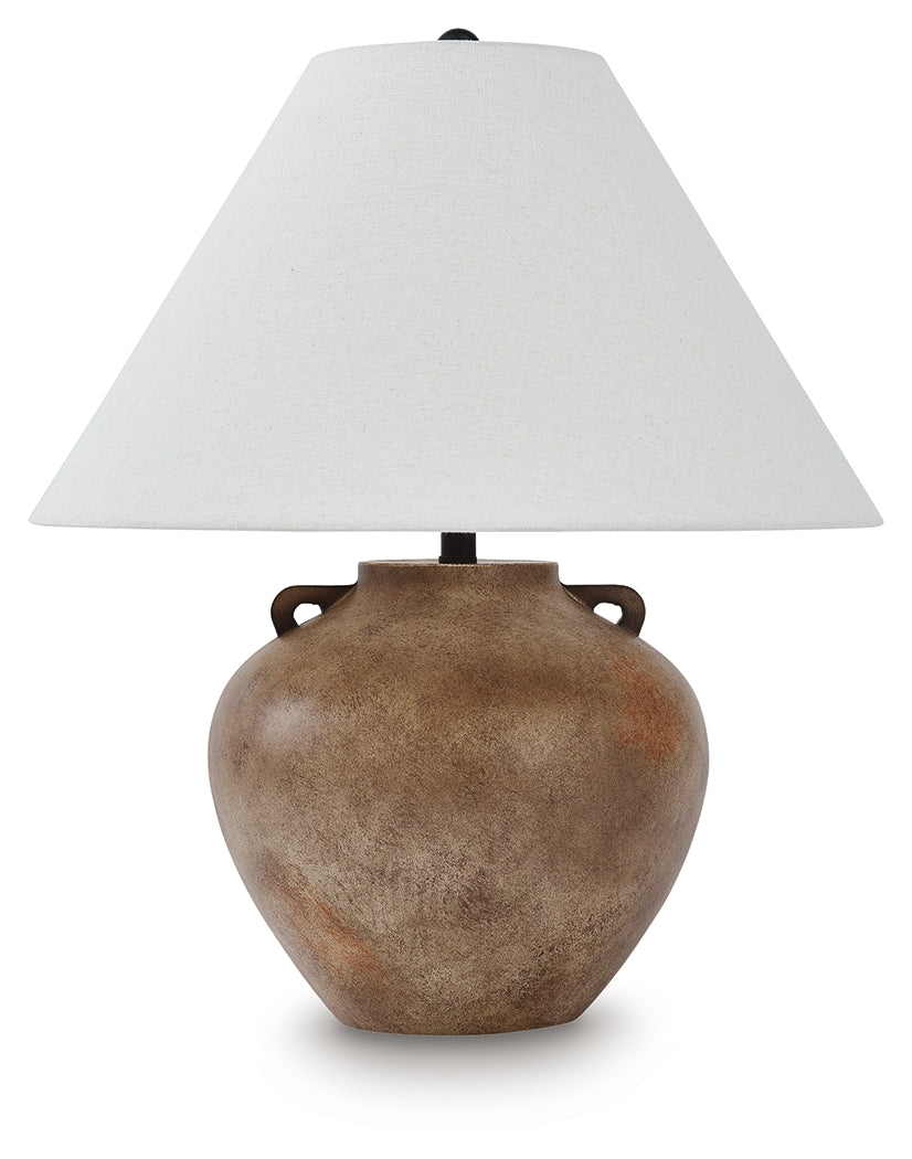 Ferrilby Antique Beige Table Lamp- Viva Furn