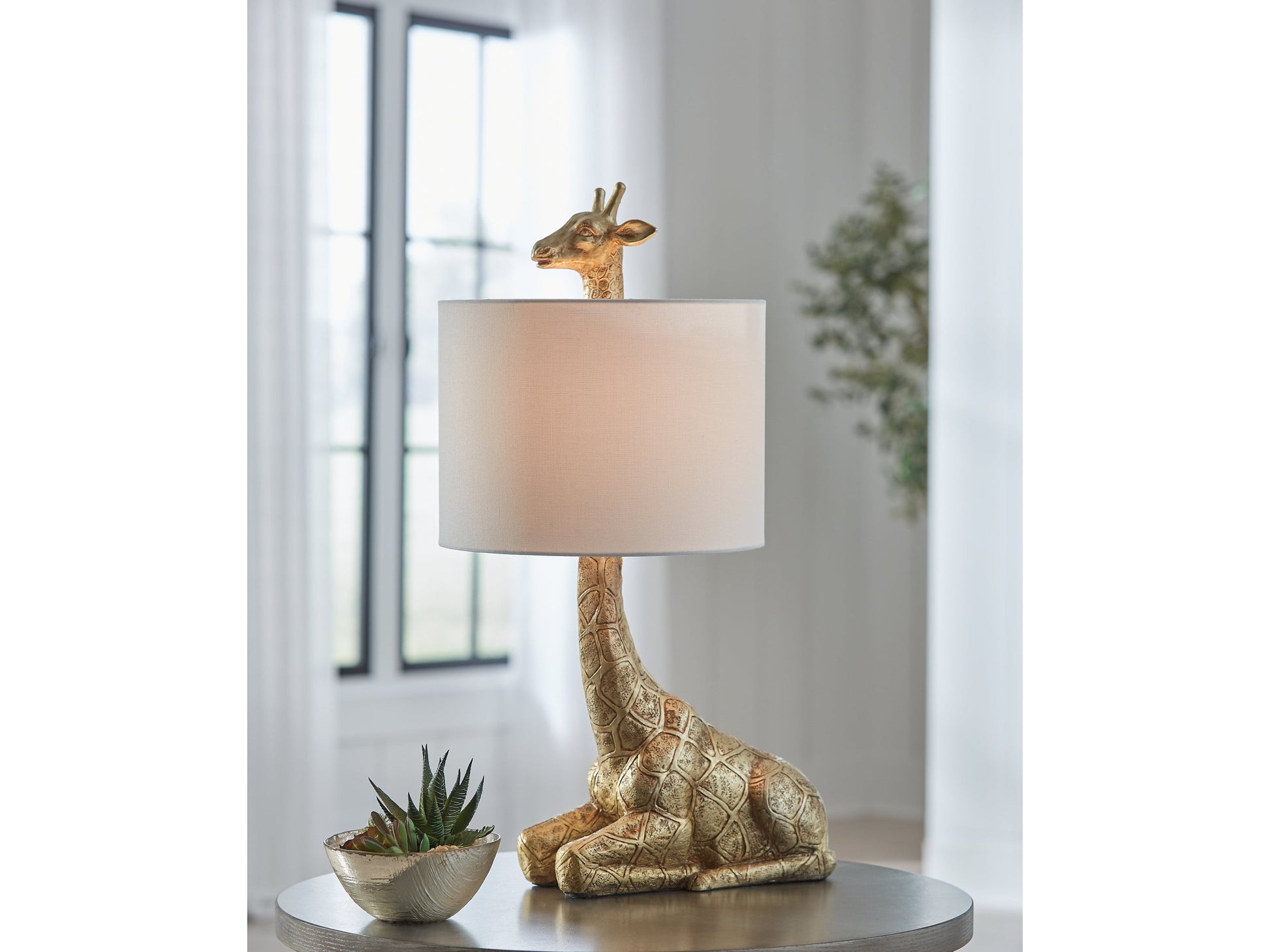 Ferrison Gold 2-Piece Lamp Set- Viva Furn