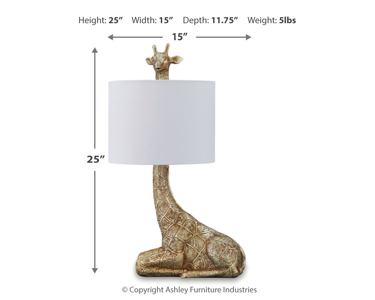 Ferrison Gold 2-Piece Lamp Set- Viva Furn