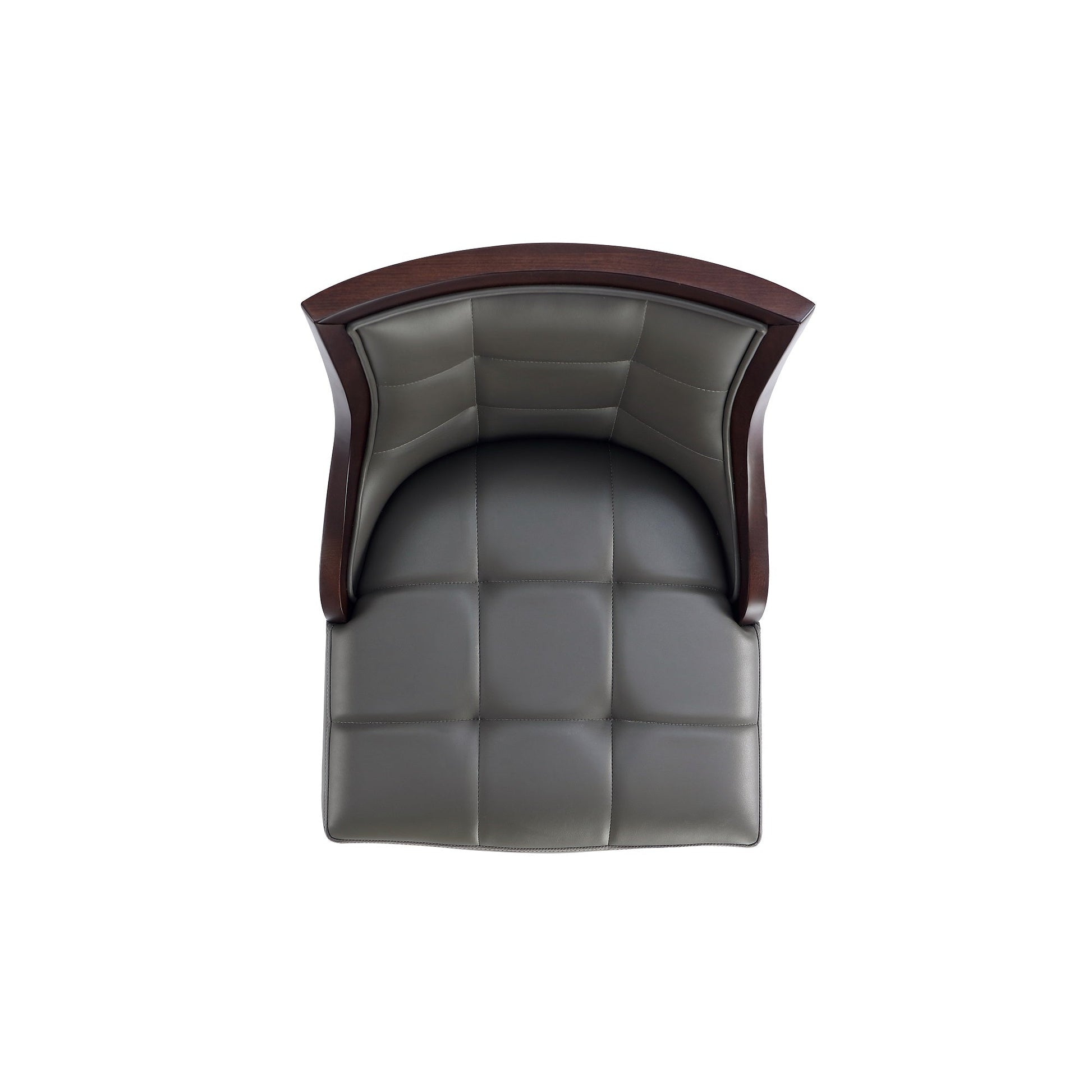 Fifth Avenue Faux Leather Counter Stool in Pebble Grey - Ornate Home
