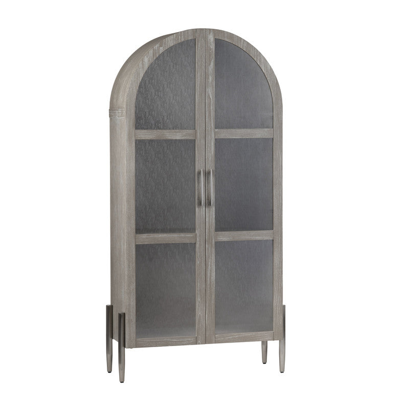 Finnley Brown/White Curio Cabinet - Ornate Home