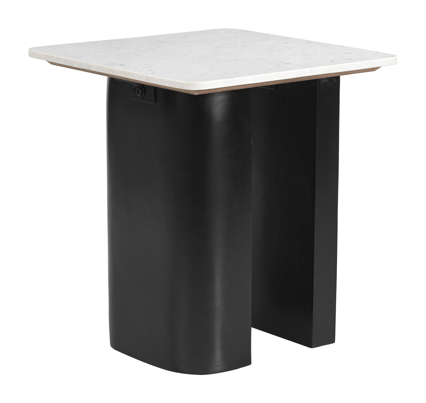 Fiora White & Black Side Table - Ornate Home