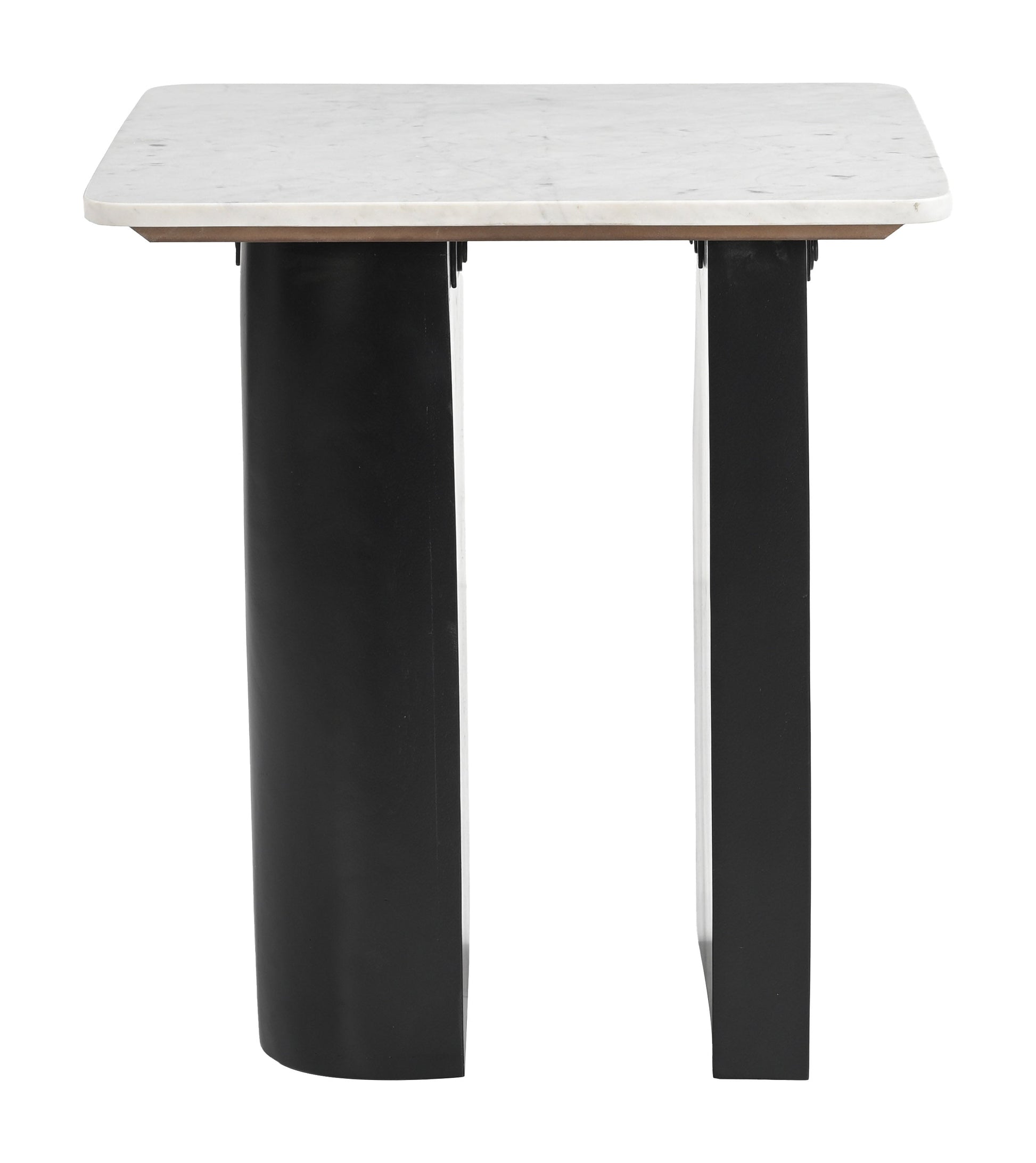 Fiora White & Black Side Table - Ornate Home