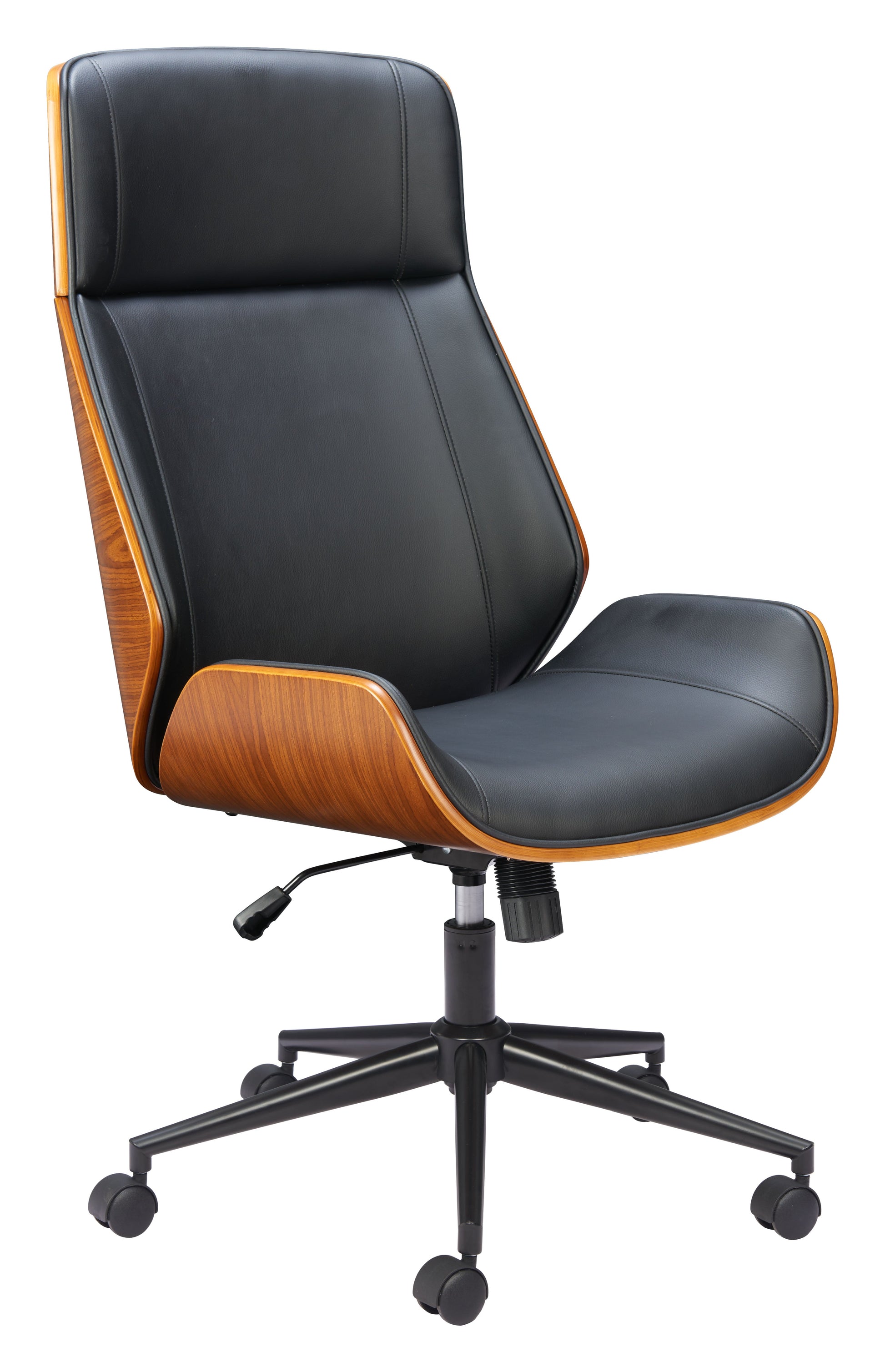 Flex Black High Back Office Chair - Ornate Home